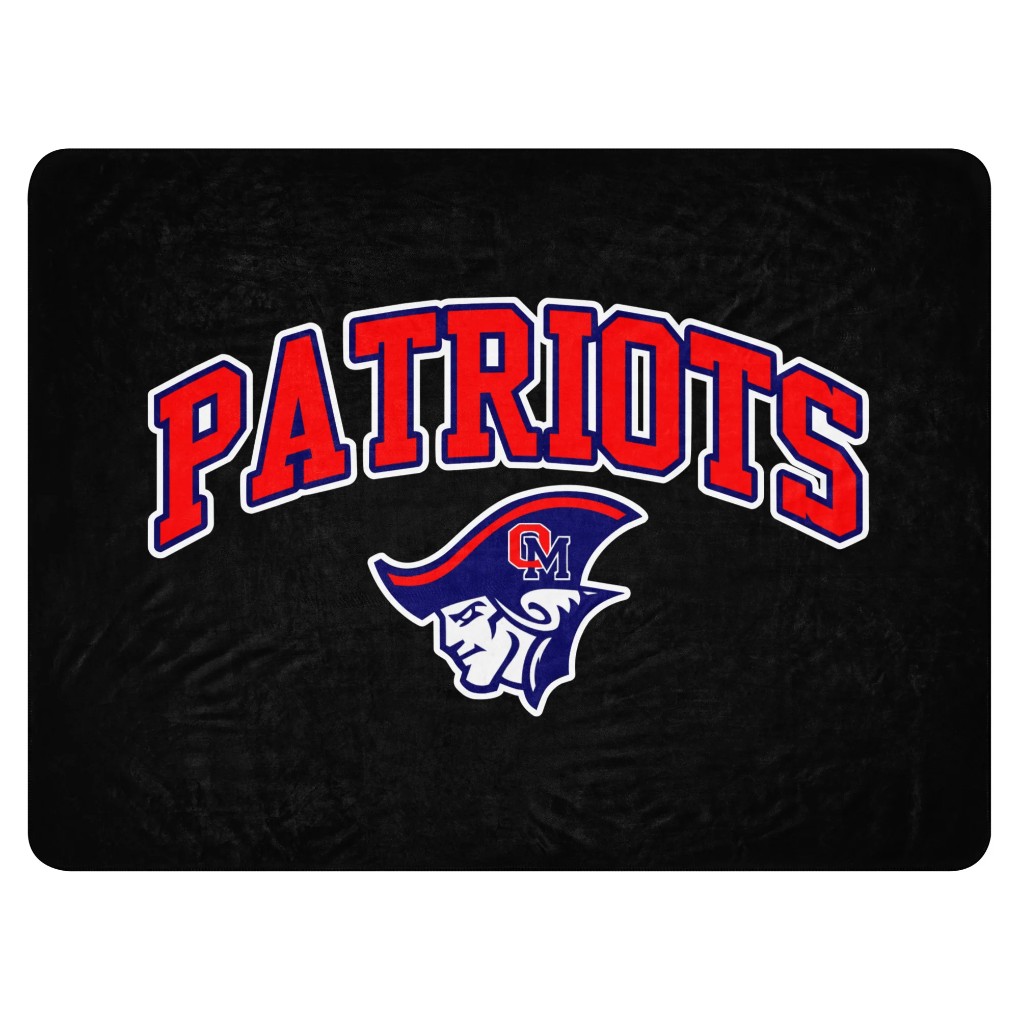 Old Mill Patriots Sherpa blanket