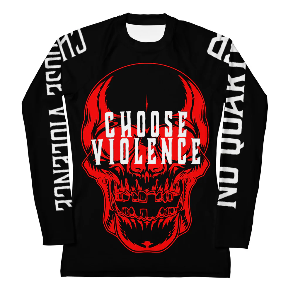 Choose Violence '23 Women's Rash Guard