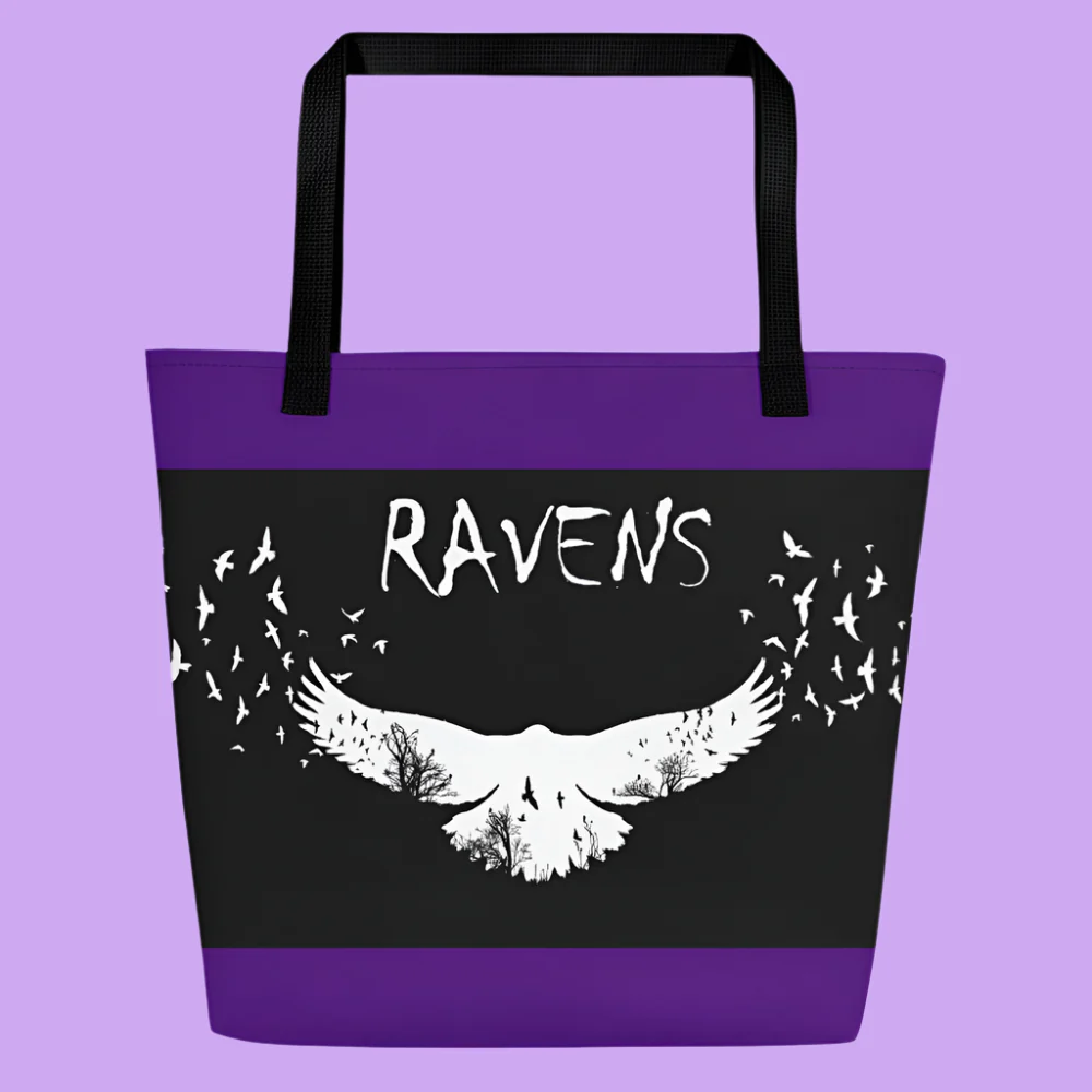 Raven Large Tote Bag
