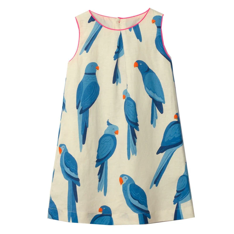 MOF Kids girls animal print summer dress