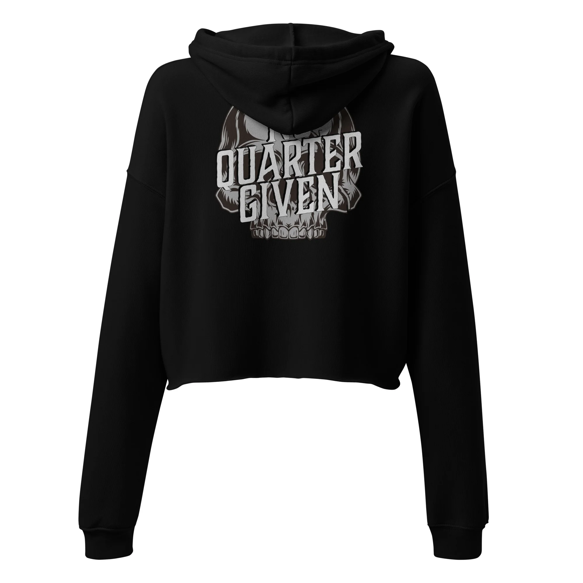 No Quarter Given Crop Hoodie
