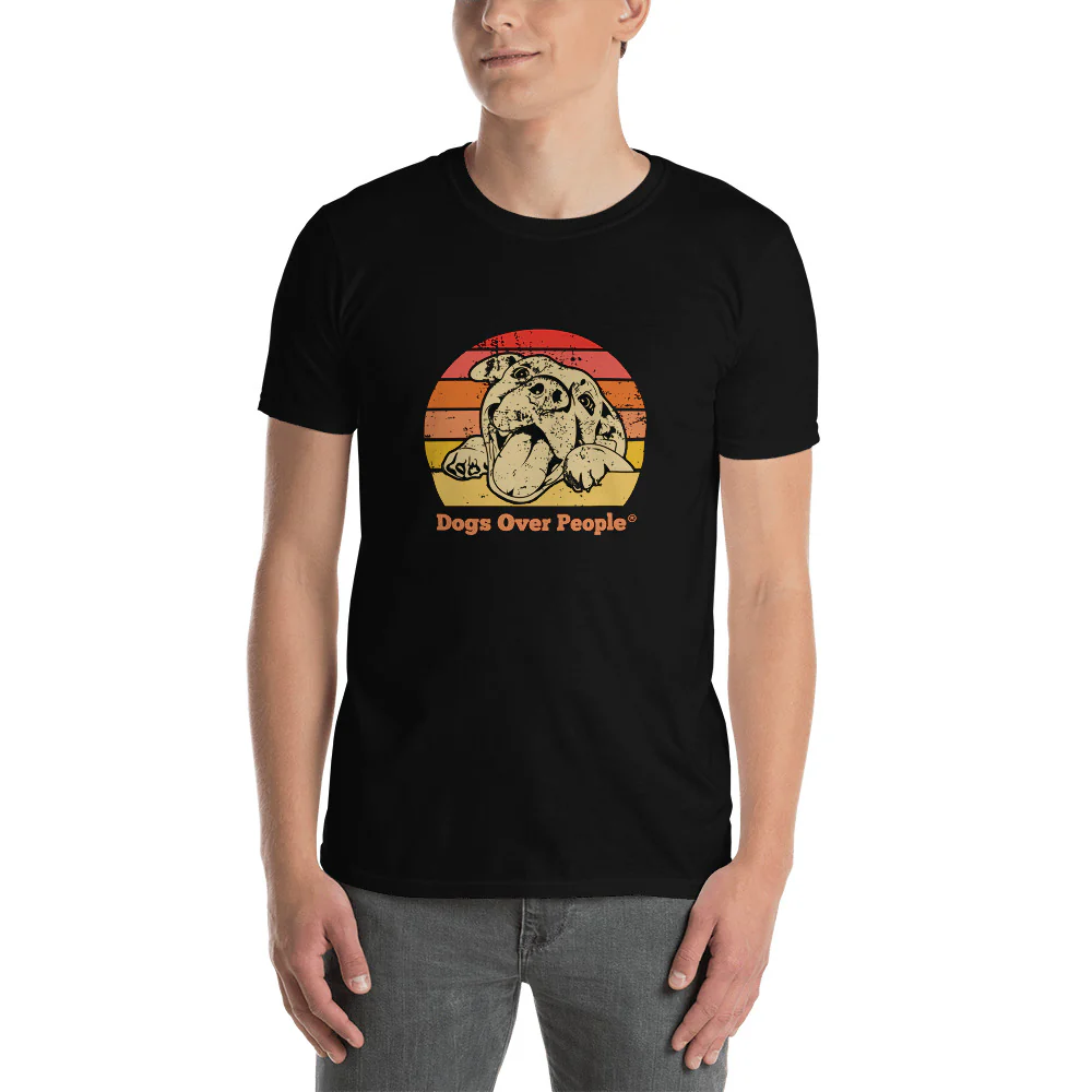 Dogs Over People Short-Sleeve Unisex T-Shirt Face