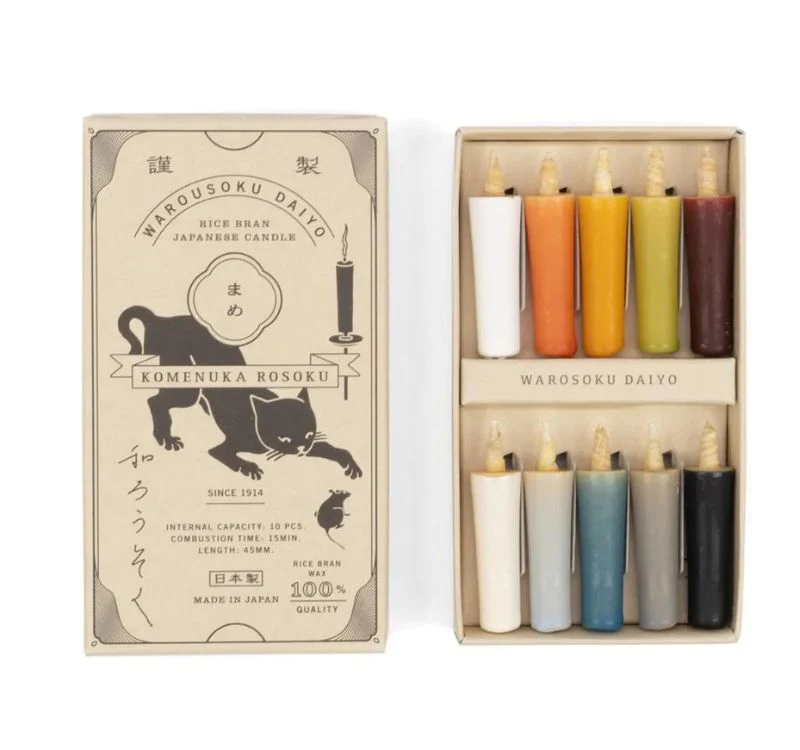 Rice Wax Japanese Candles, Soaptique Exclusive Set