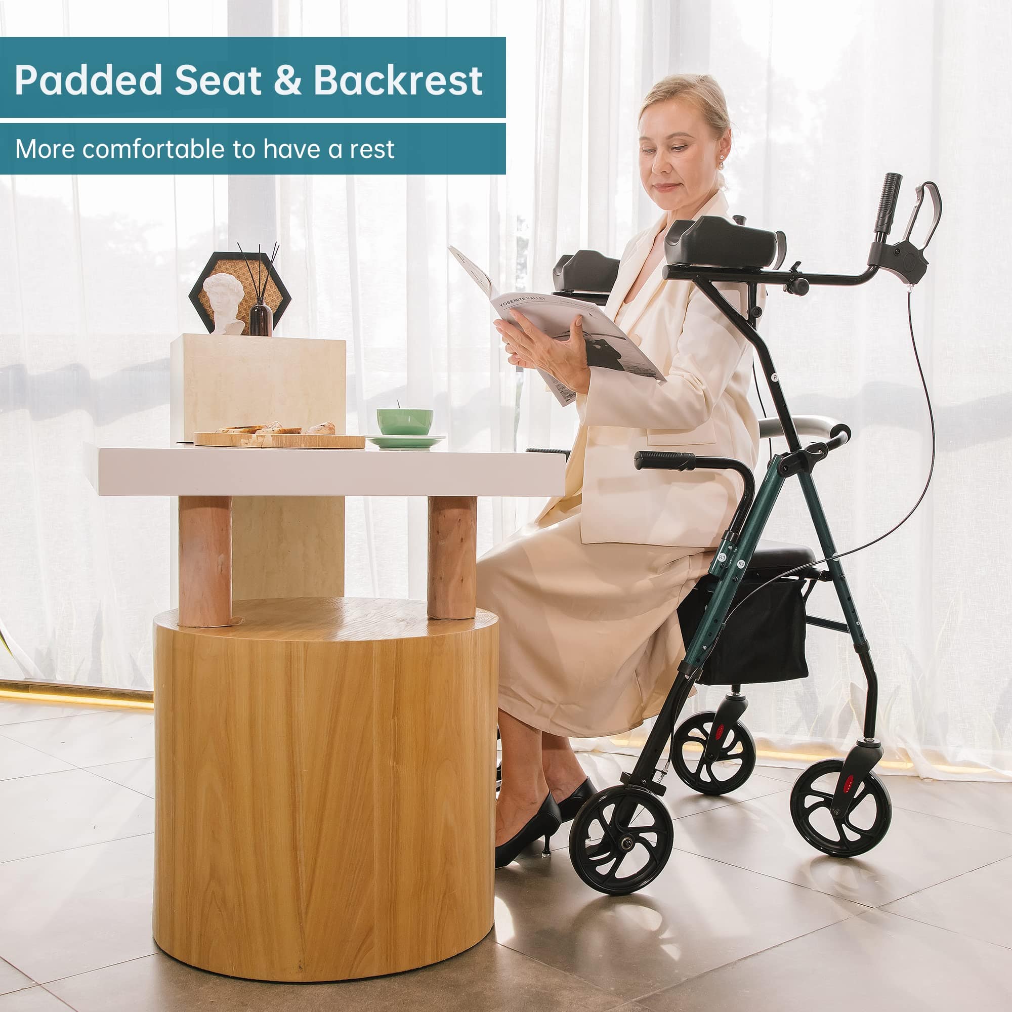 MT-8151 Dual-Brake Upright Walker 8