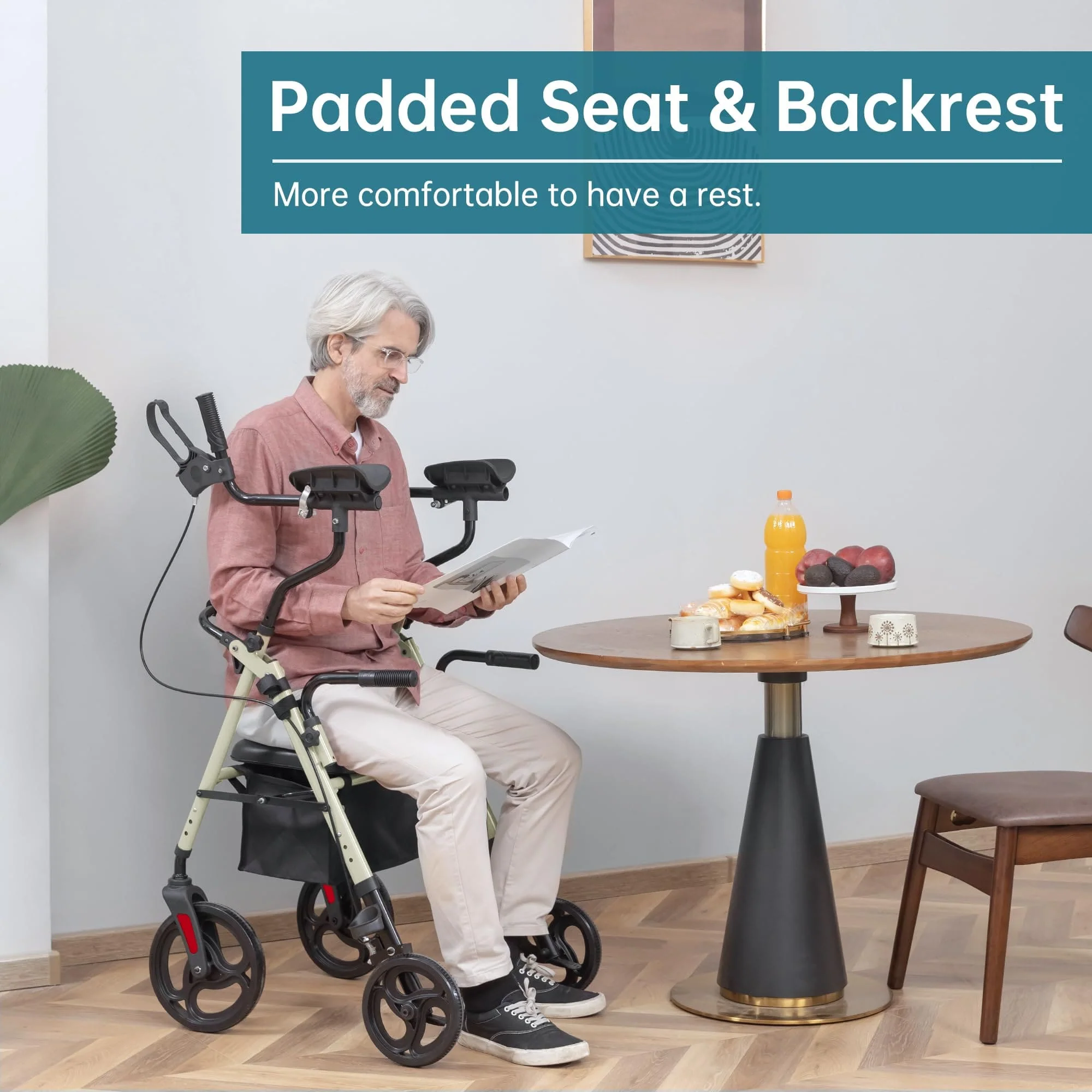 YF-9008C Dual-Brake Upright Walker 8