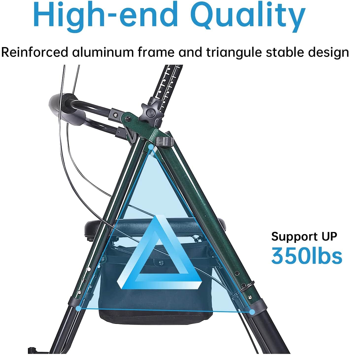 HFK-9236T4 All Terrain Dual-Brake Upright Walker 10