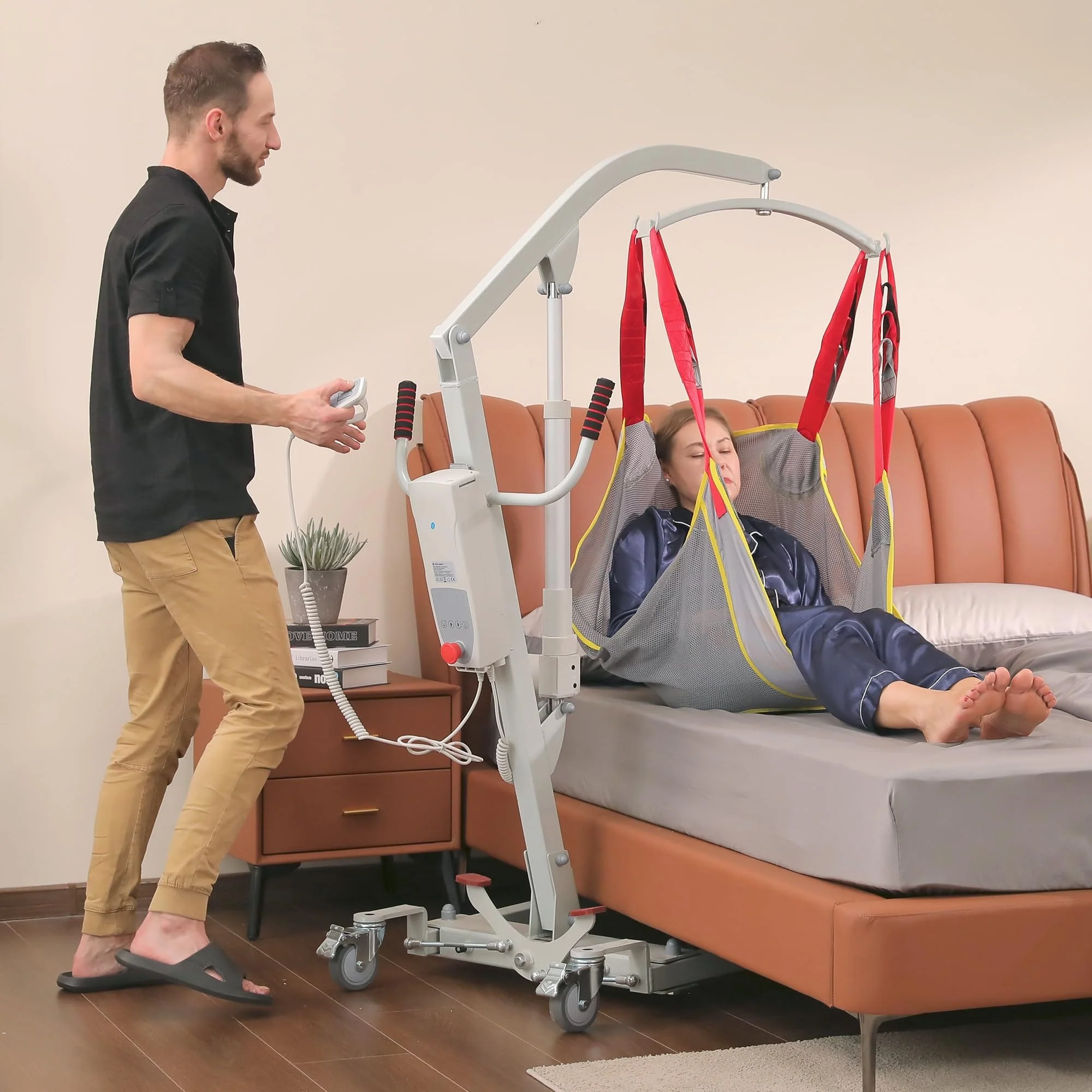 BHH-YWJ-DO2A 360° Swivel Easy-Operate Electric Patient Lift