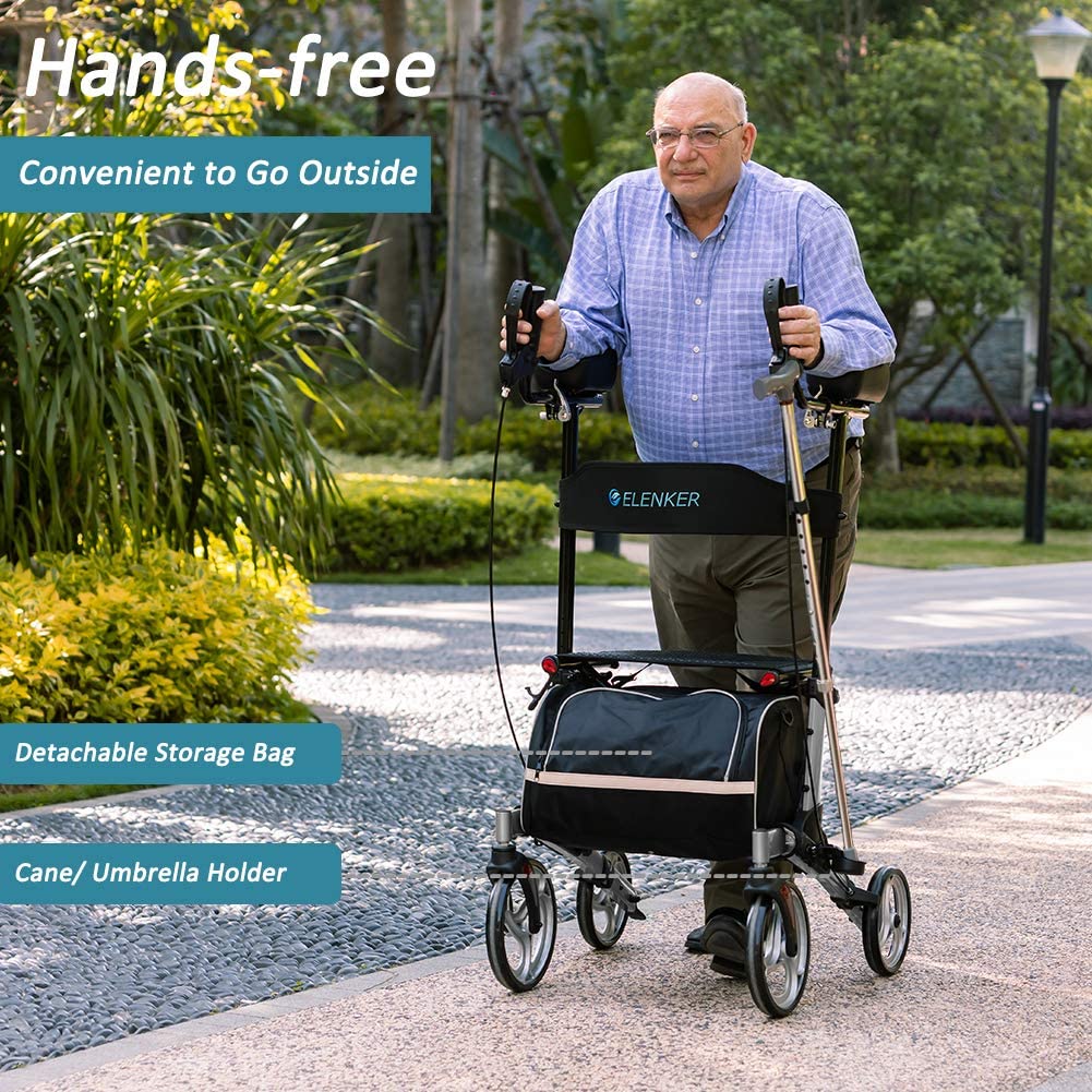 HFK-9223 Dual-Brake Upright Walker 8