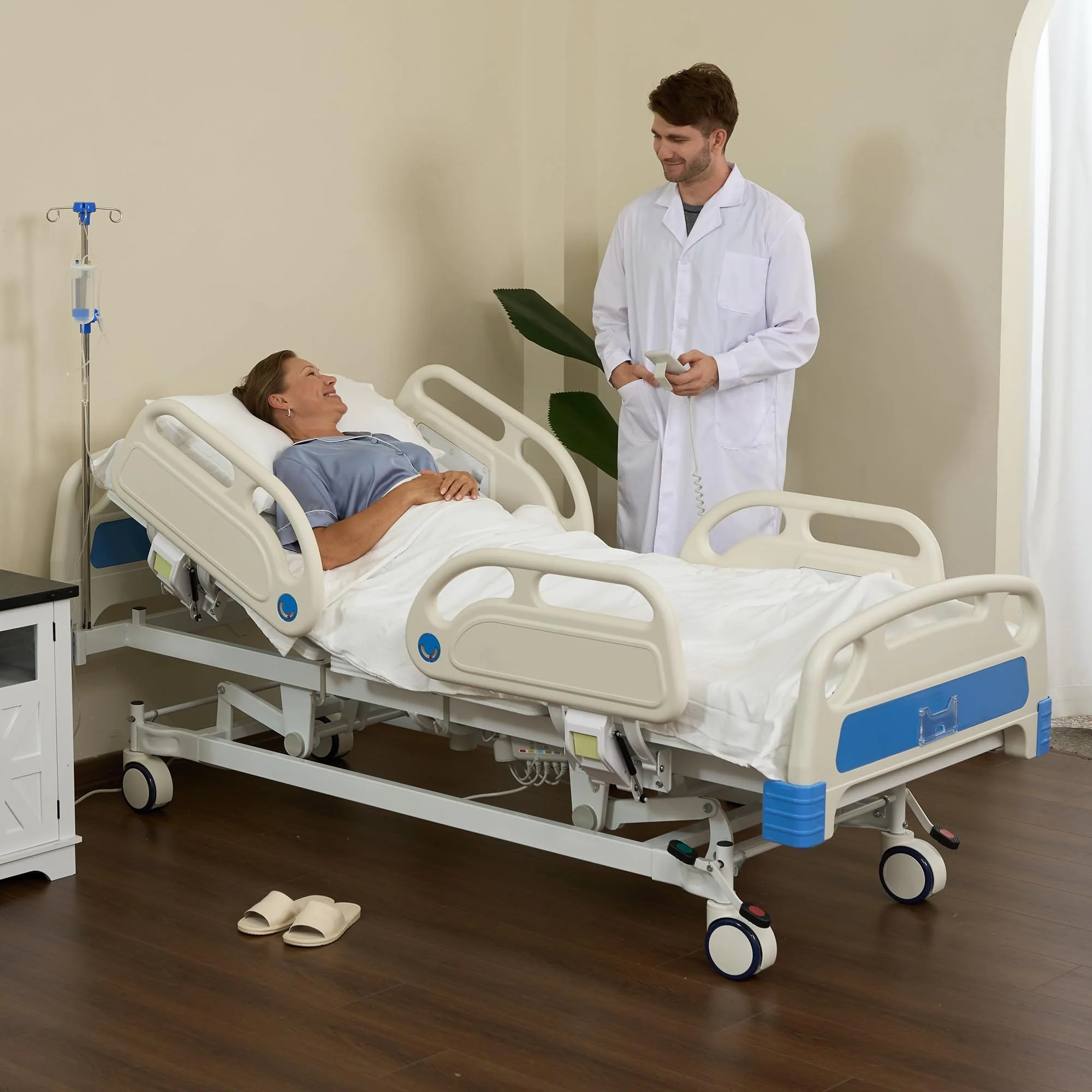 SLD-A51-111 5 Functional Heavy Duty Full Electric Hospital Bed With Remote Control