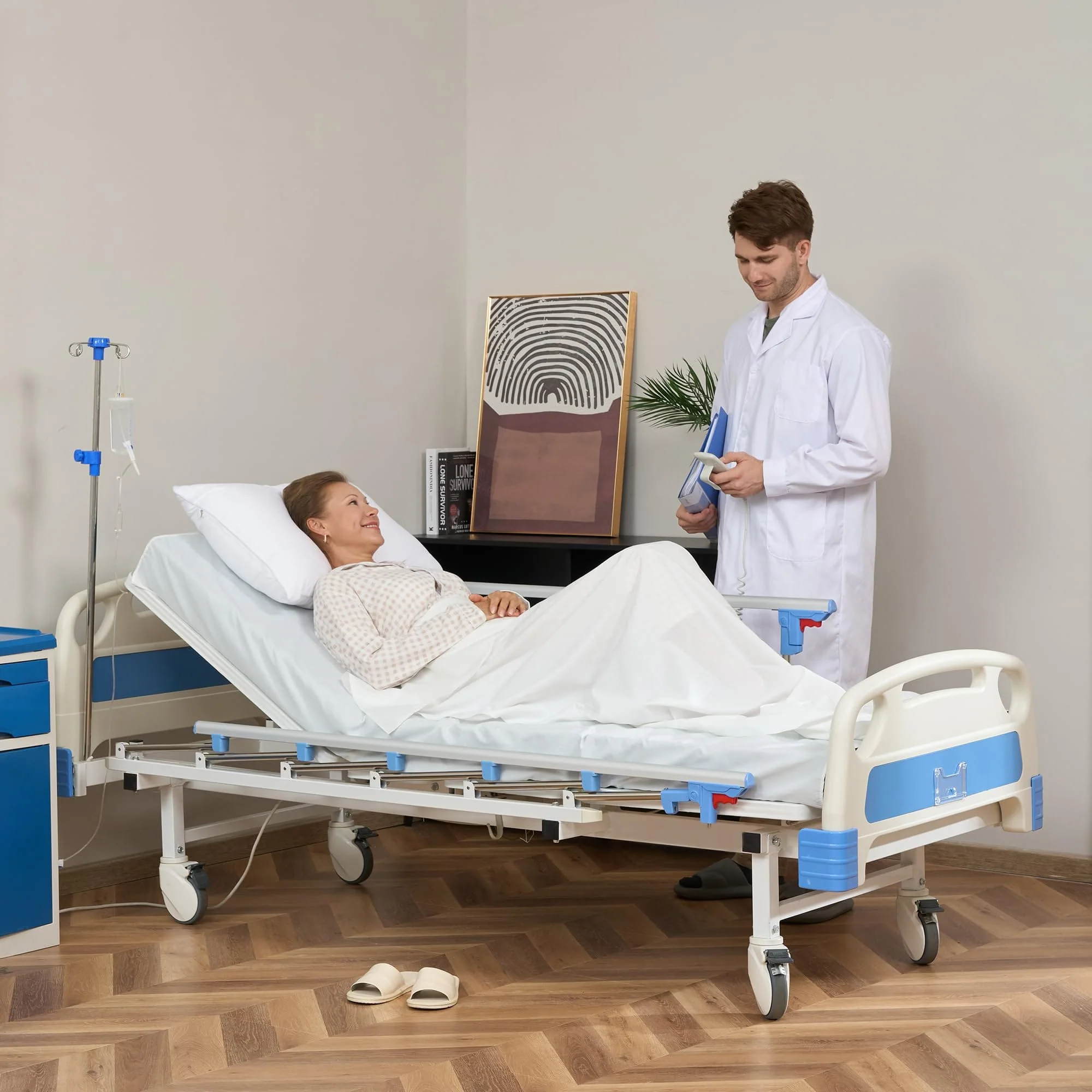SLD-A21-111 2 Functional Heavy Duty Full Electric Hospital Bed With Remote Control