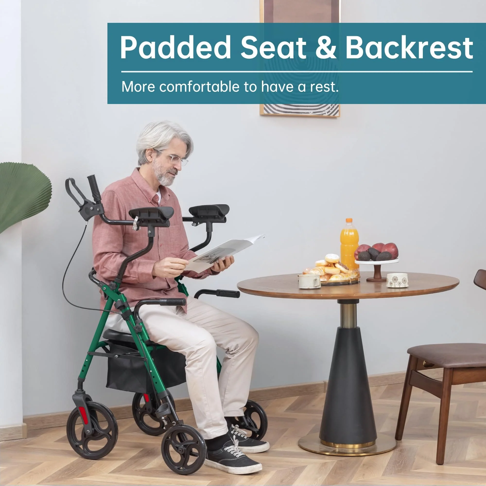 YF-9008C Dual-Brake Upright Walker 8