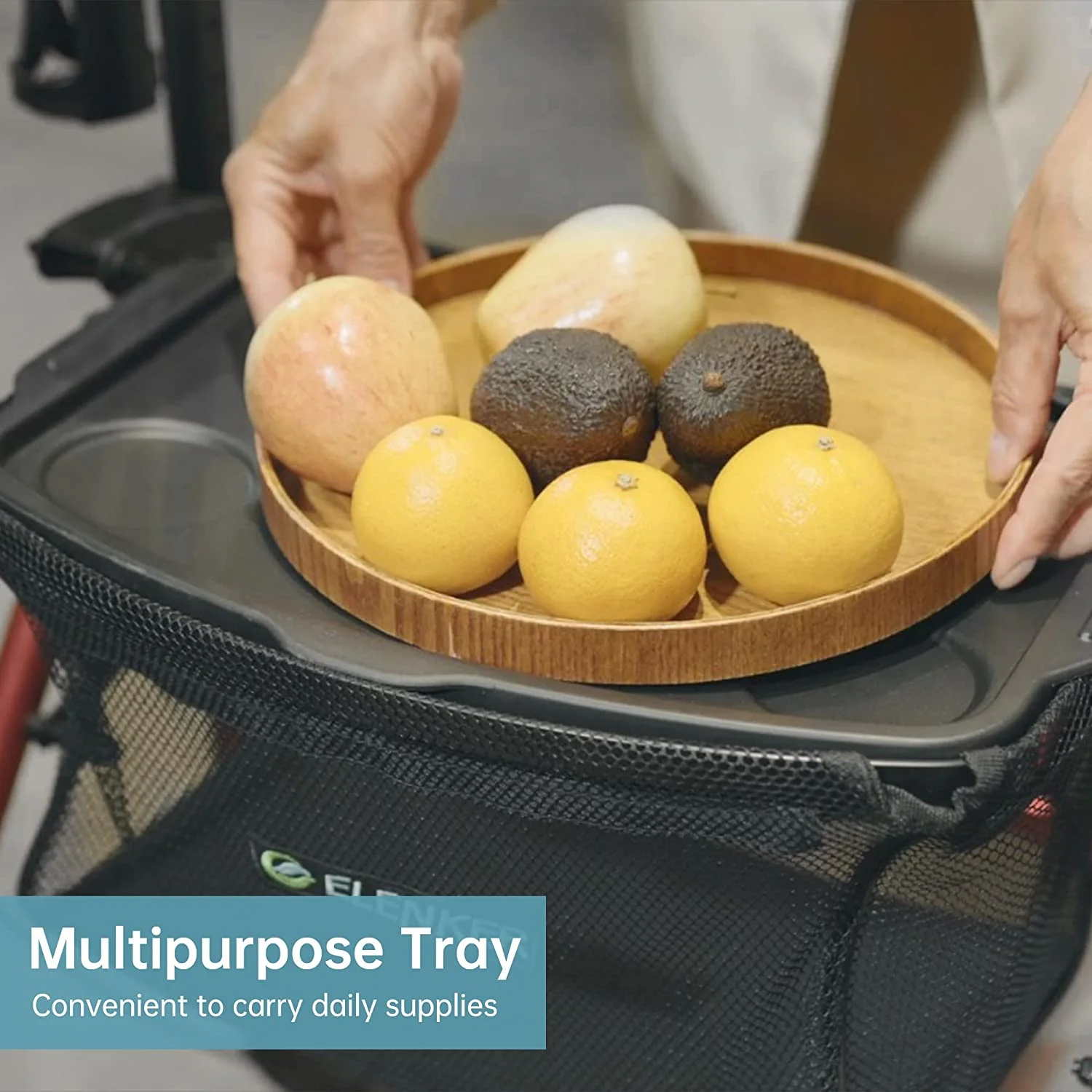 KLD-9215 Dual-Brake Lightweight Upright Walker 8