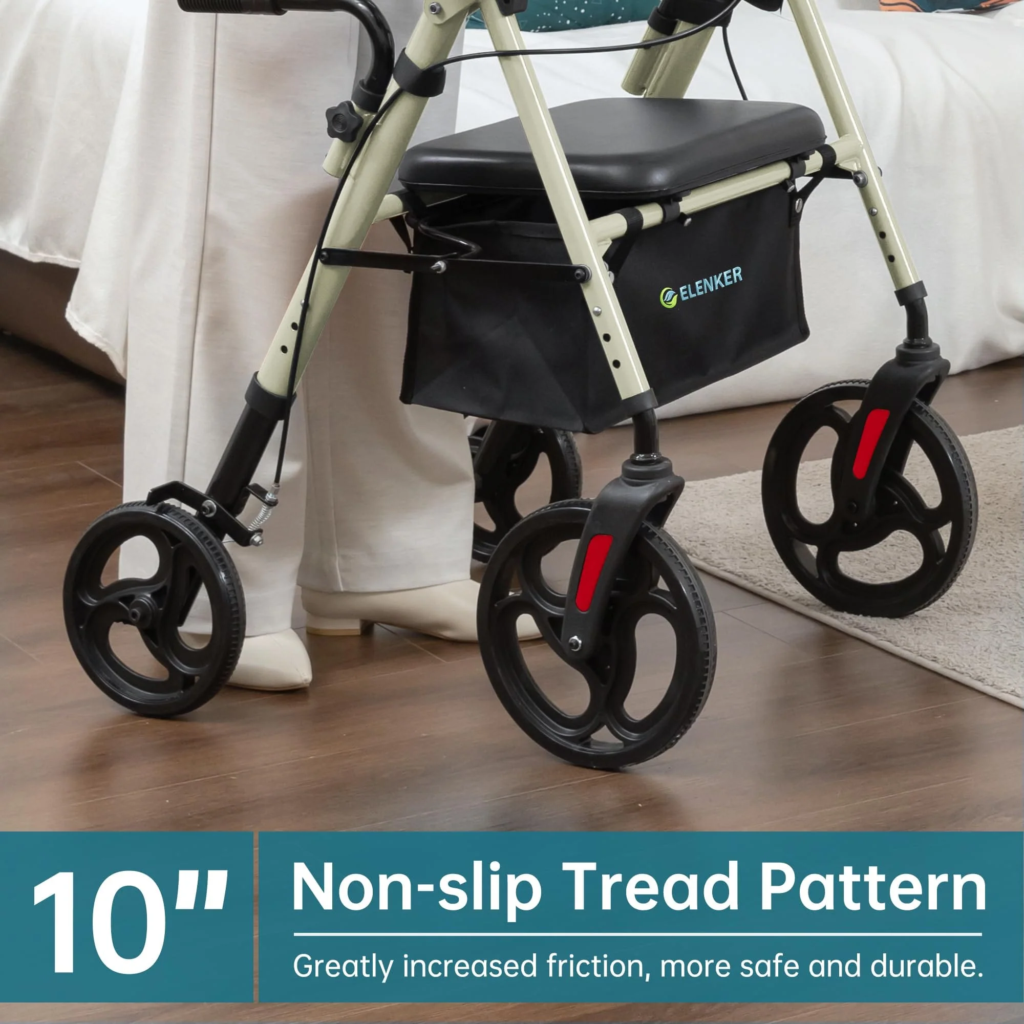 YF-9008C Dual-Brake Upright Walker 8