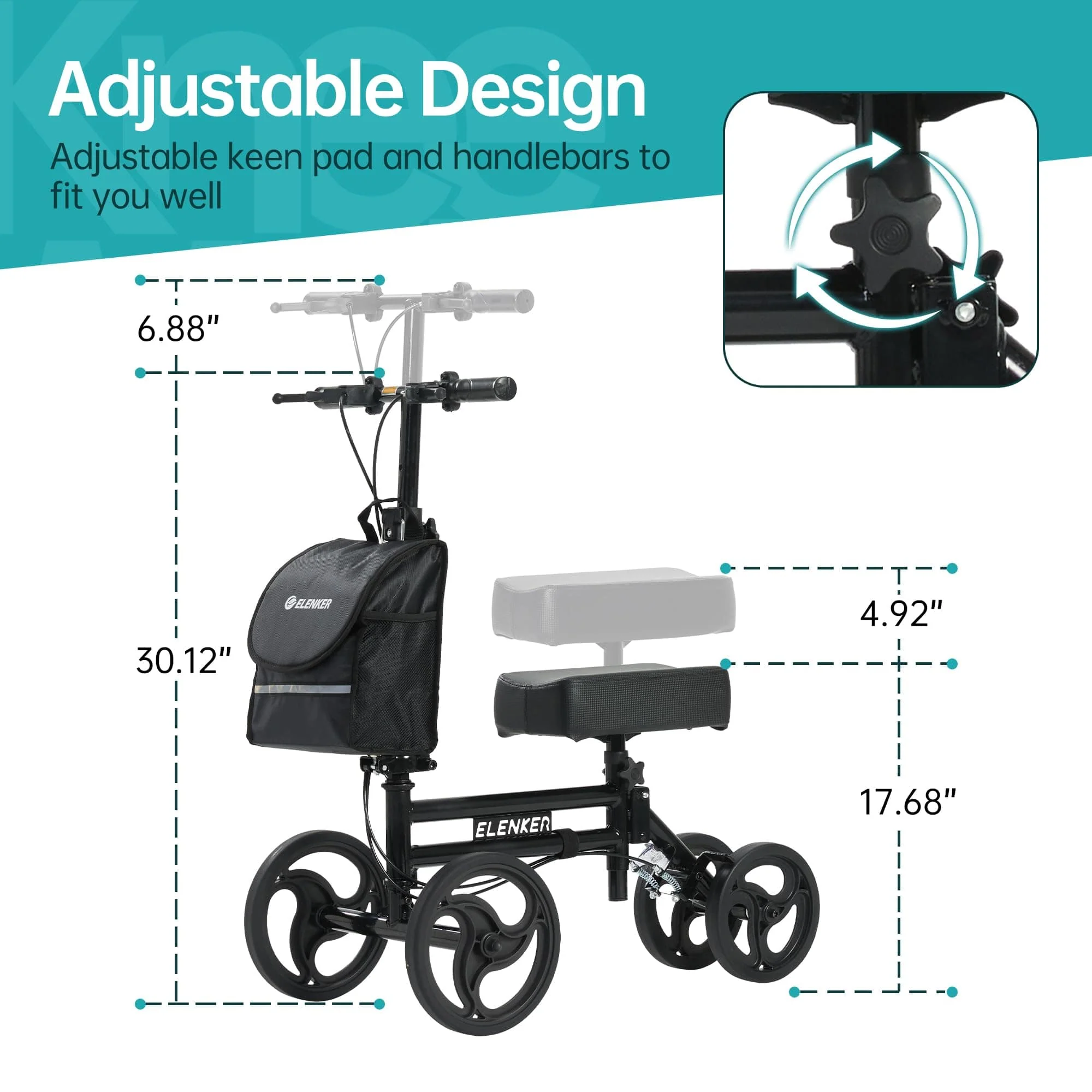 YF-9005F Knee Walker 10