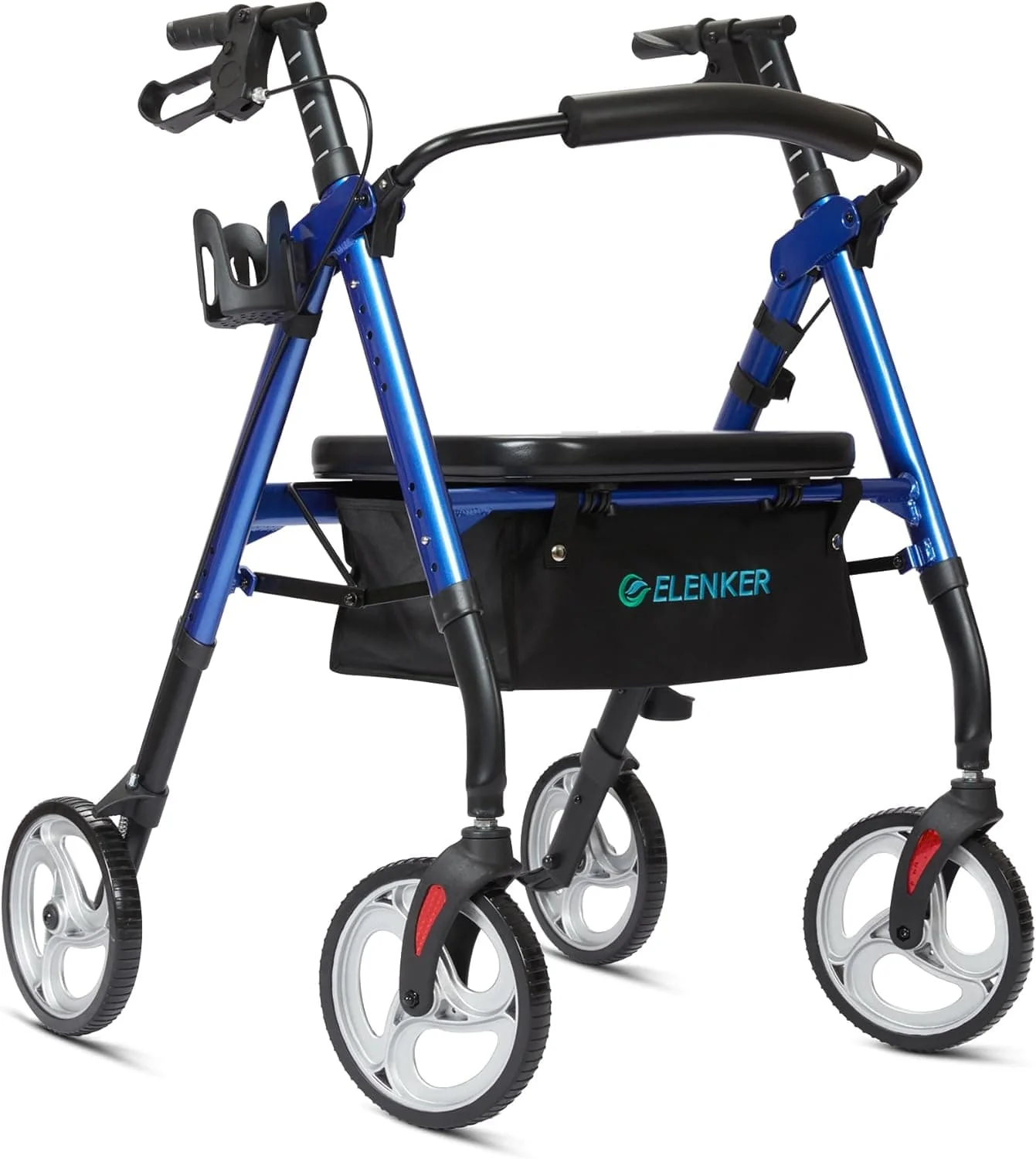 HFK-9219KD-1 Heavy Duty No-Assembly Rollator Walker 10