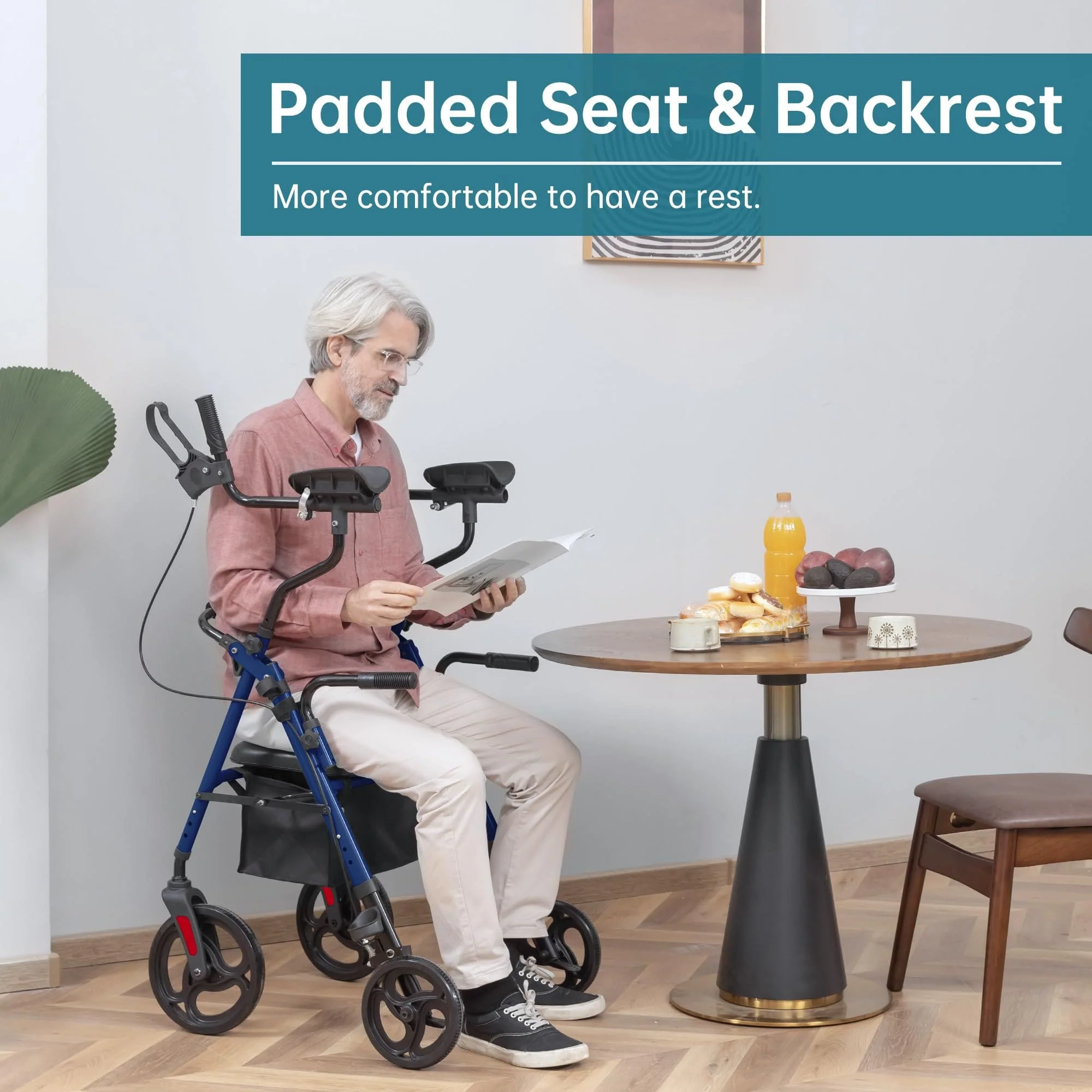 YF-9008C Dual-Brake Upright Walker 8