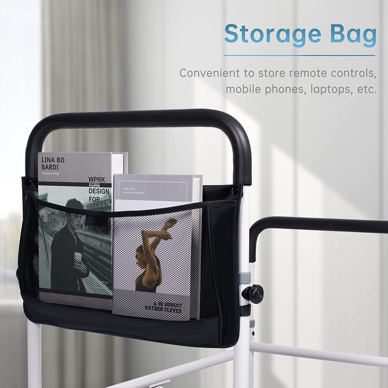 HFK-7204 Adjustable Safe Non-slip Bed Step Stool