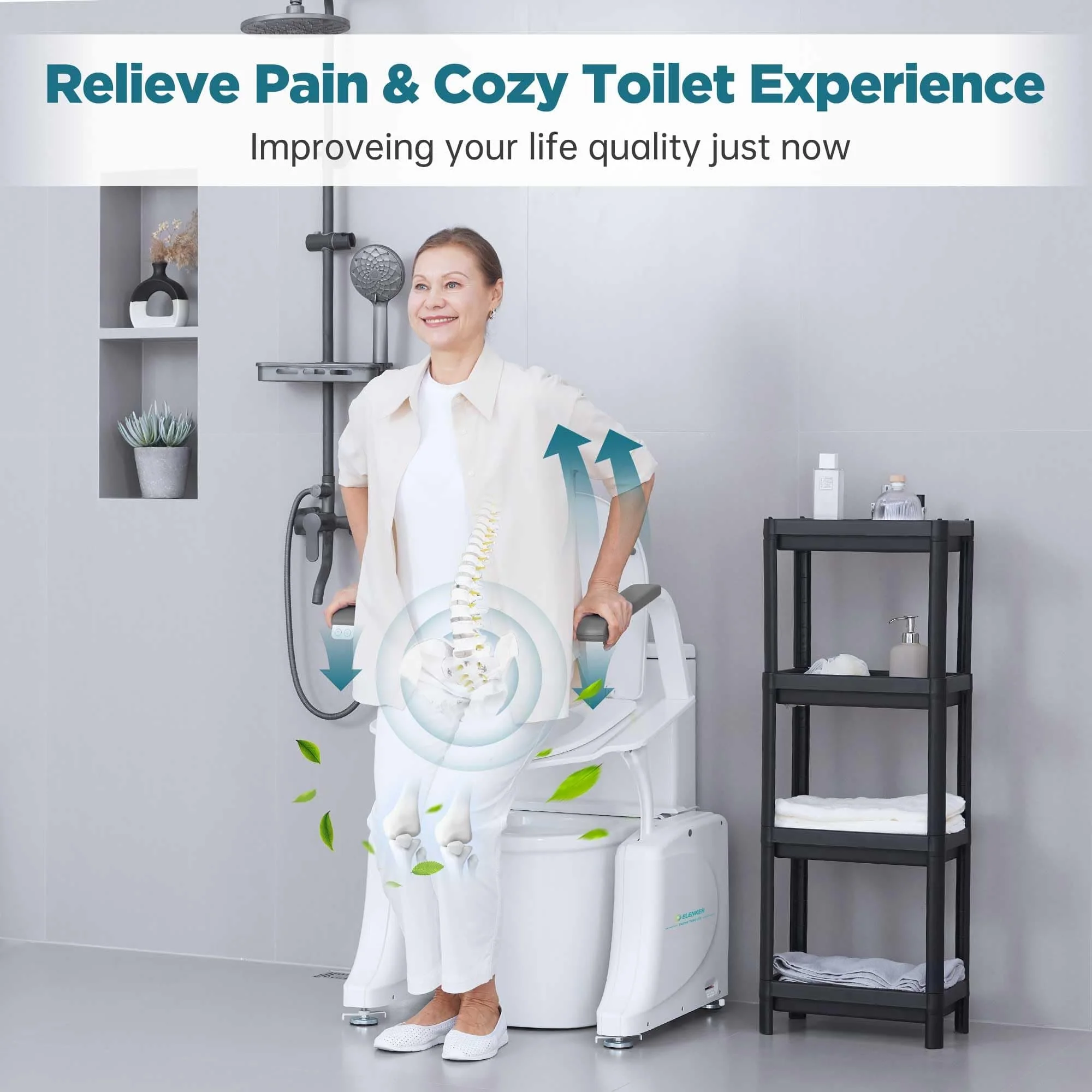 JC-JC35LT1 Electric Toilet Smooth Motorized Riser