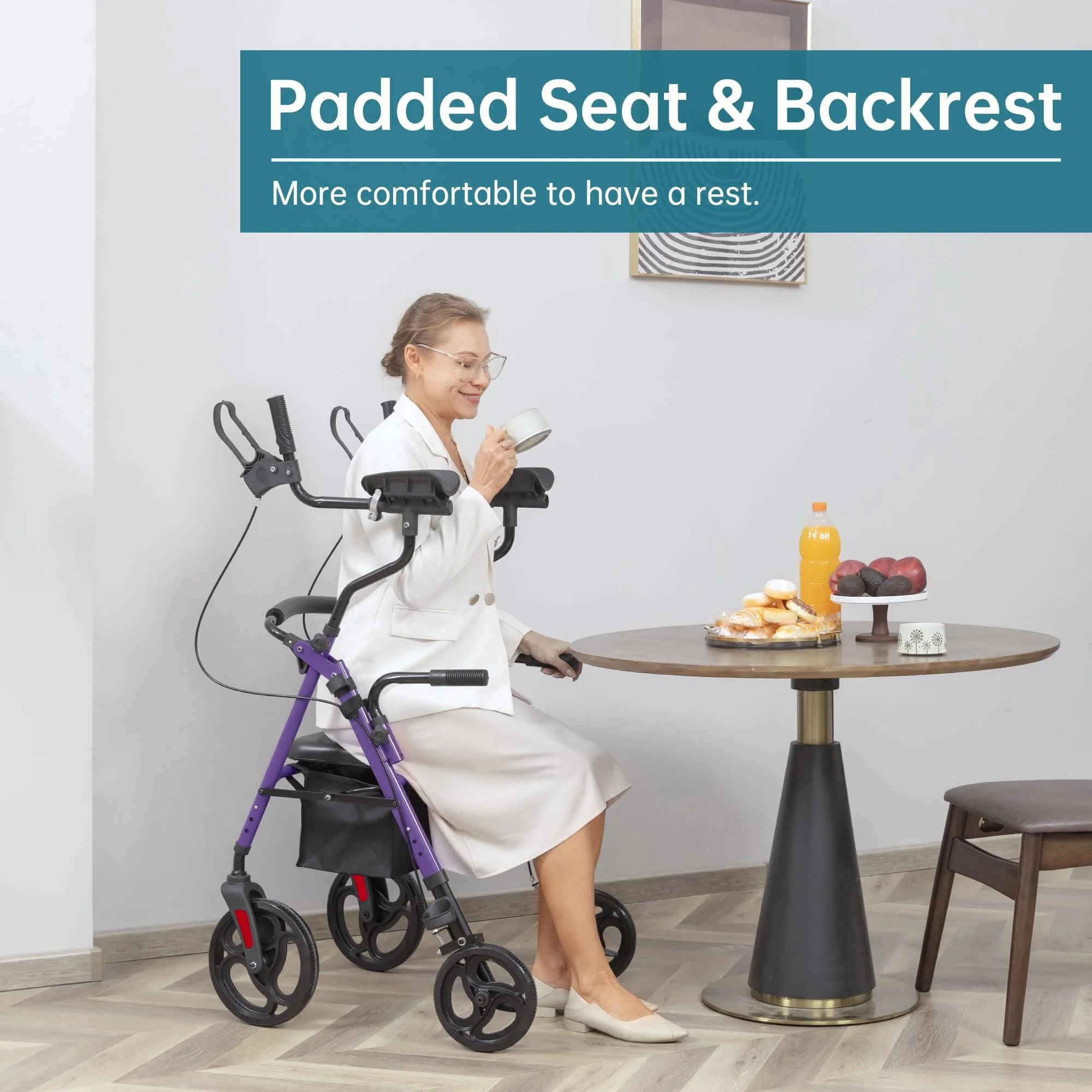 YF-9008C Dual-Brake Upright Walker 8