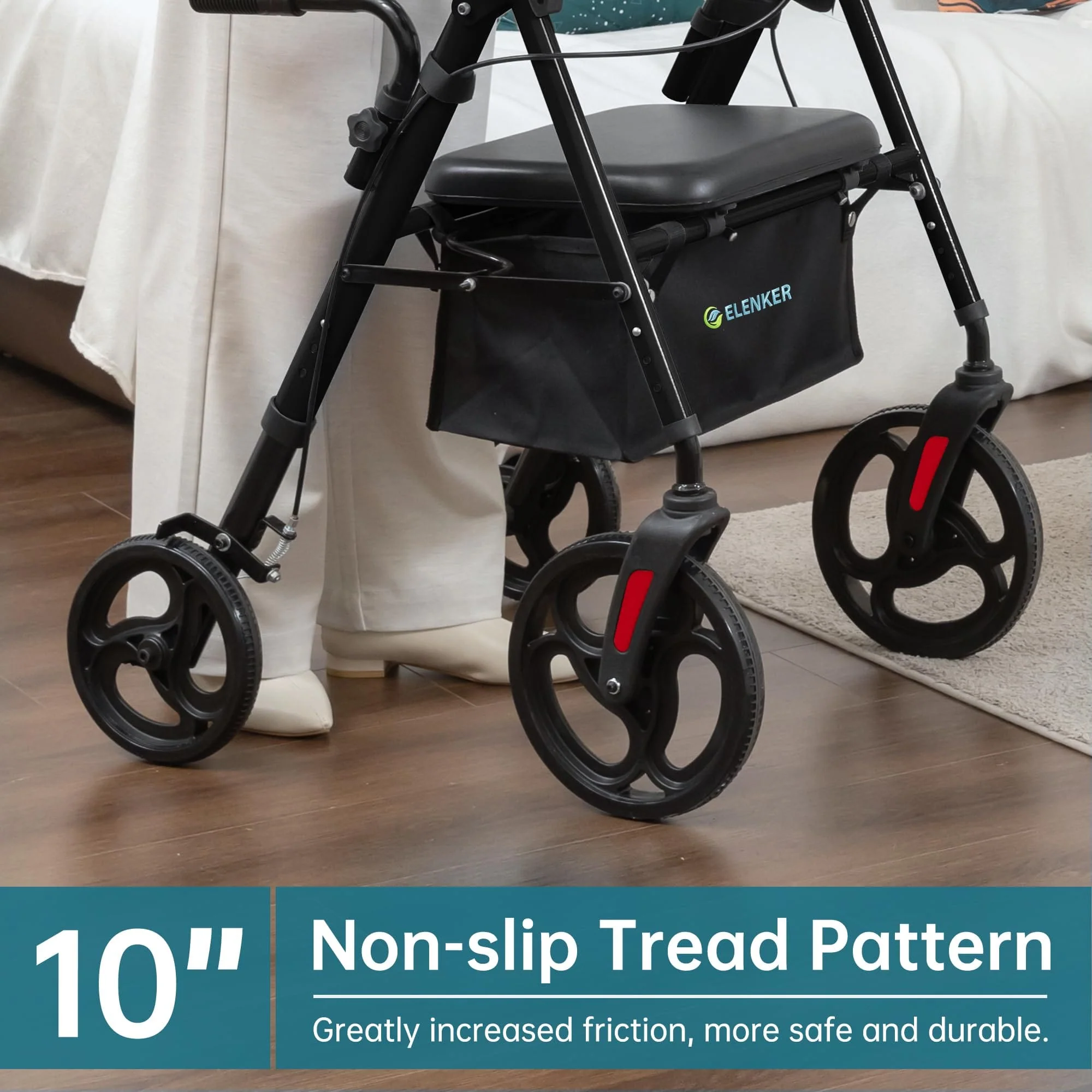 YF-9008C Dual-Brake Upright Walker 8