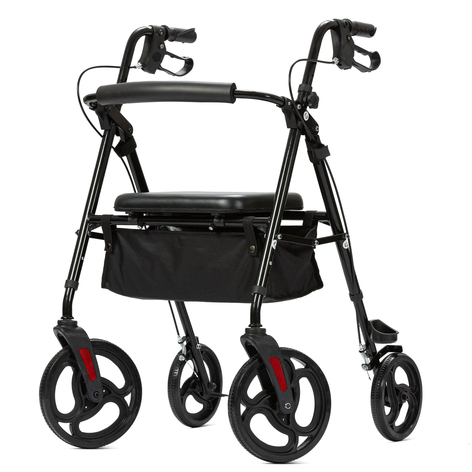 YF-9007B Dual-Brake Ergonomic Handgrip Rollator Walker 8