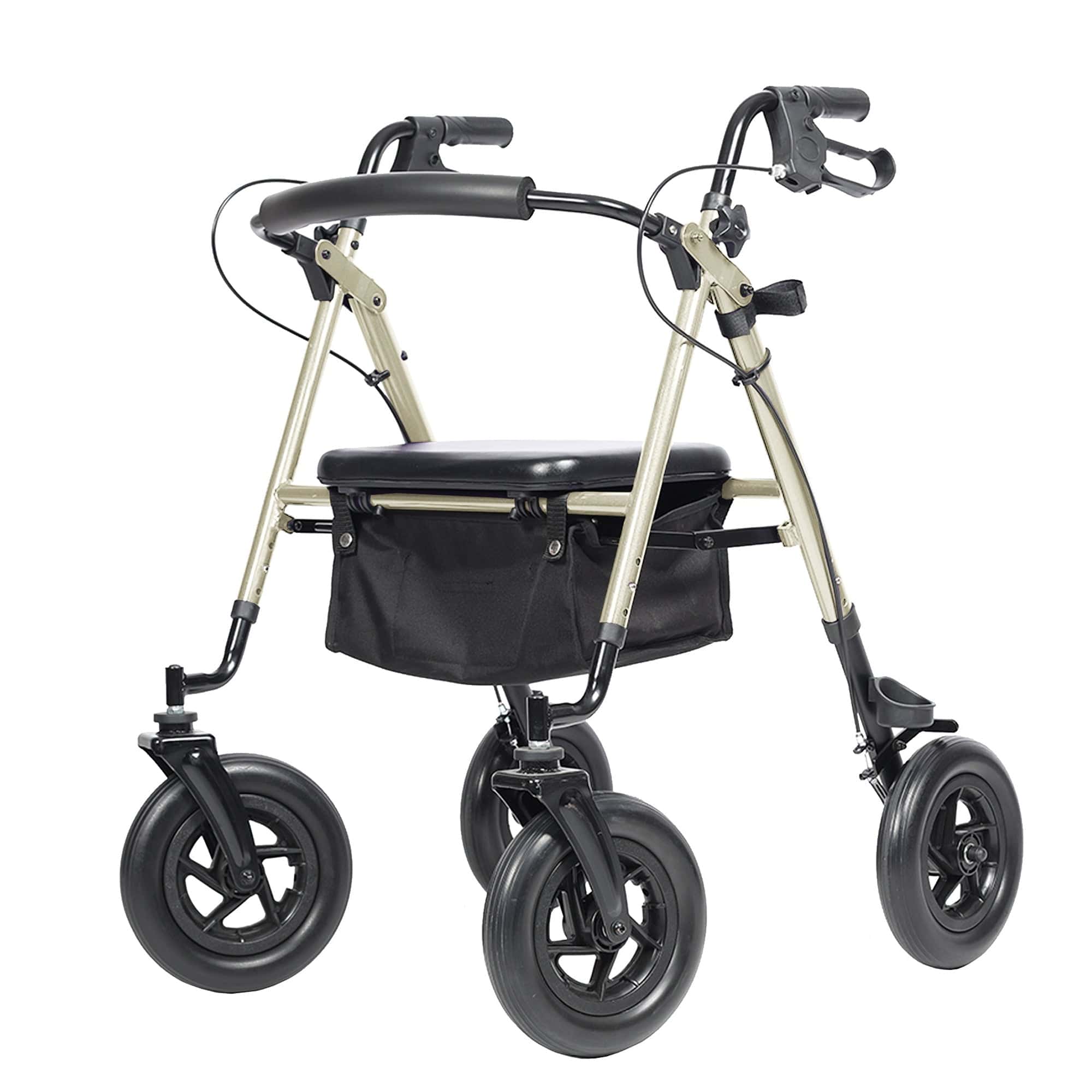 HFK-9236D4 All Terrain Dual-Brake Rollator Walker 10