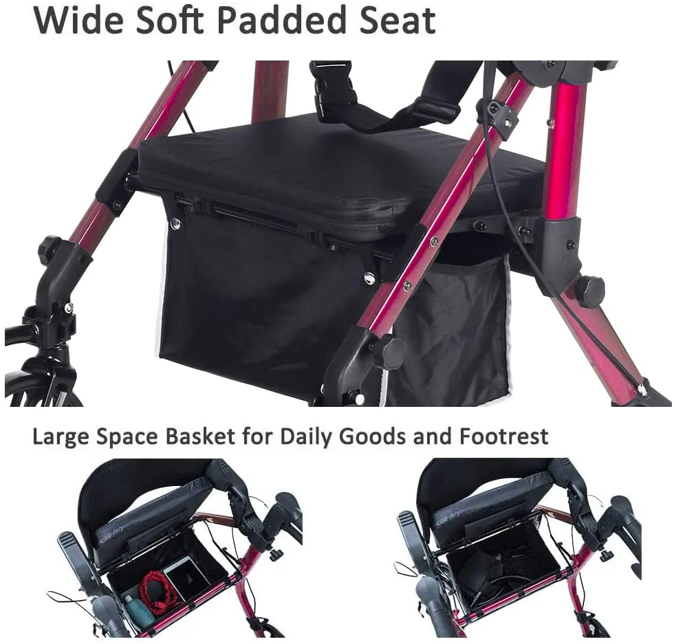 KLD-9269 2-in-1 Rollator Walker 8