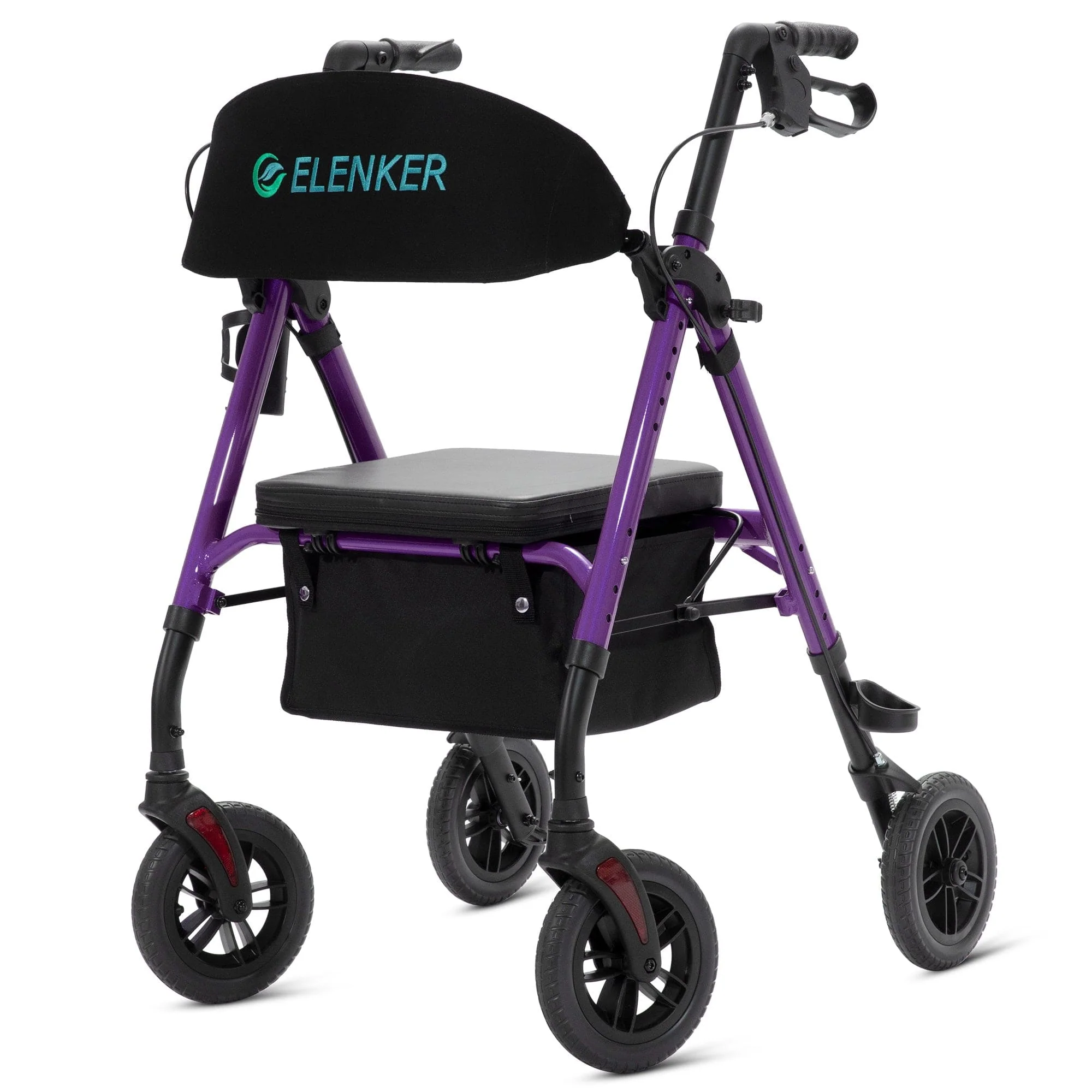 KLD-9218-10 All Terrain Dual-Brake Rollator Walker 10