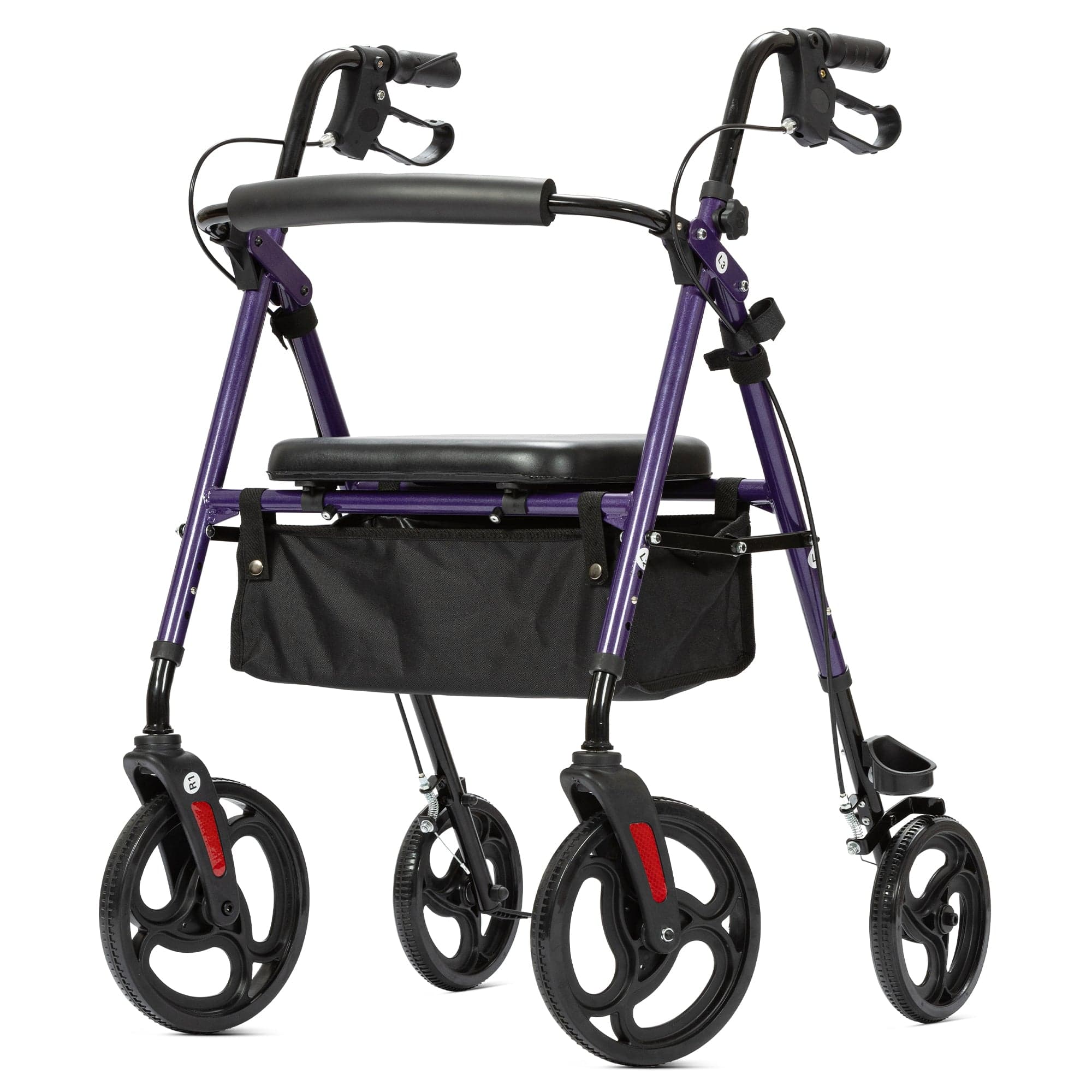 YF-9007B Dual-Brake Ergonomic Handgrip Rollator Walker 8