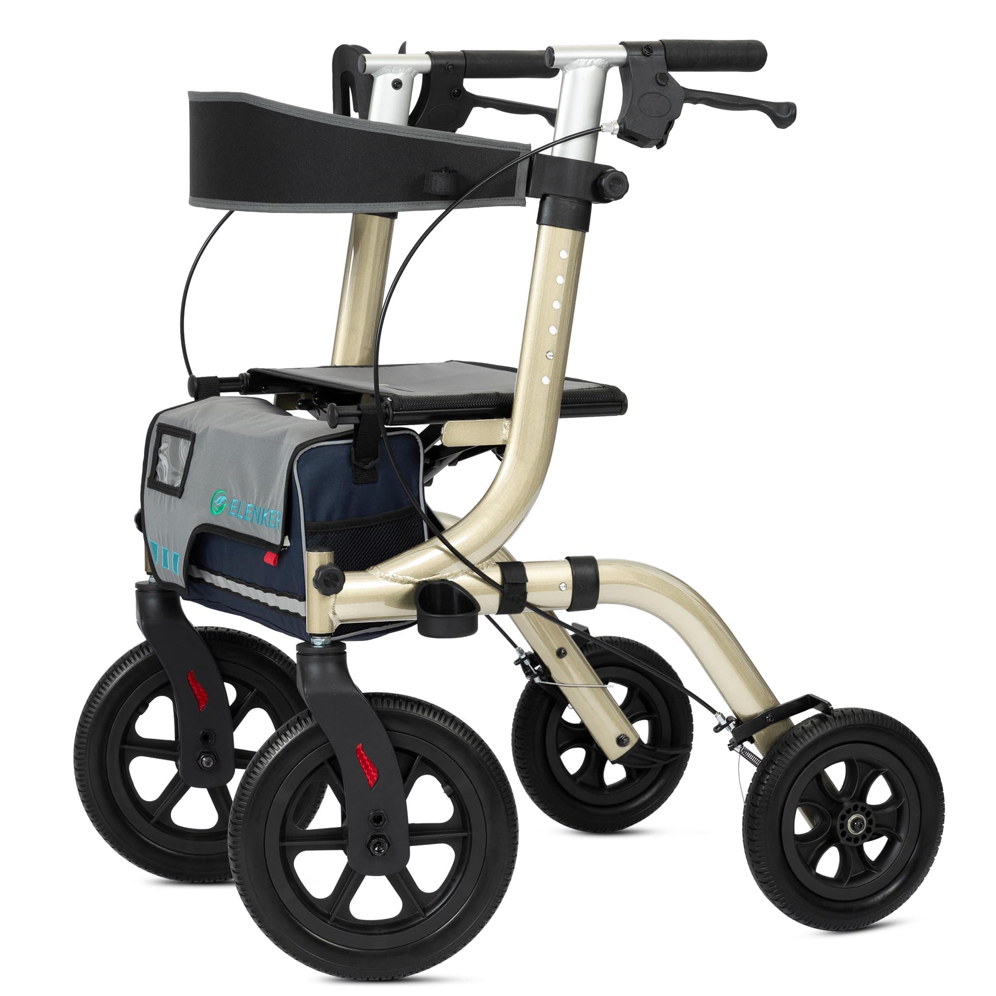 HFK-9210KDB All Terrain Dual-Brake Rollator Walker 10