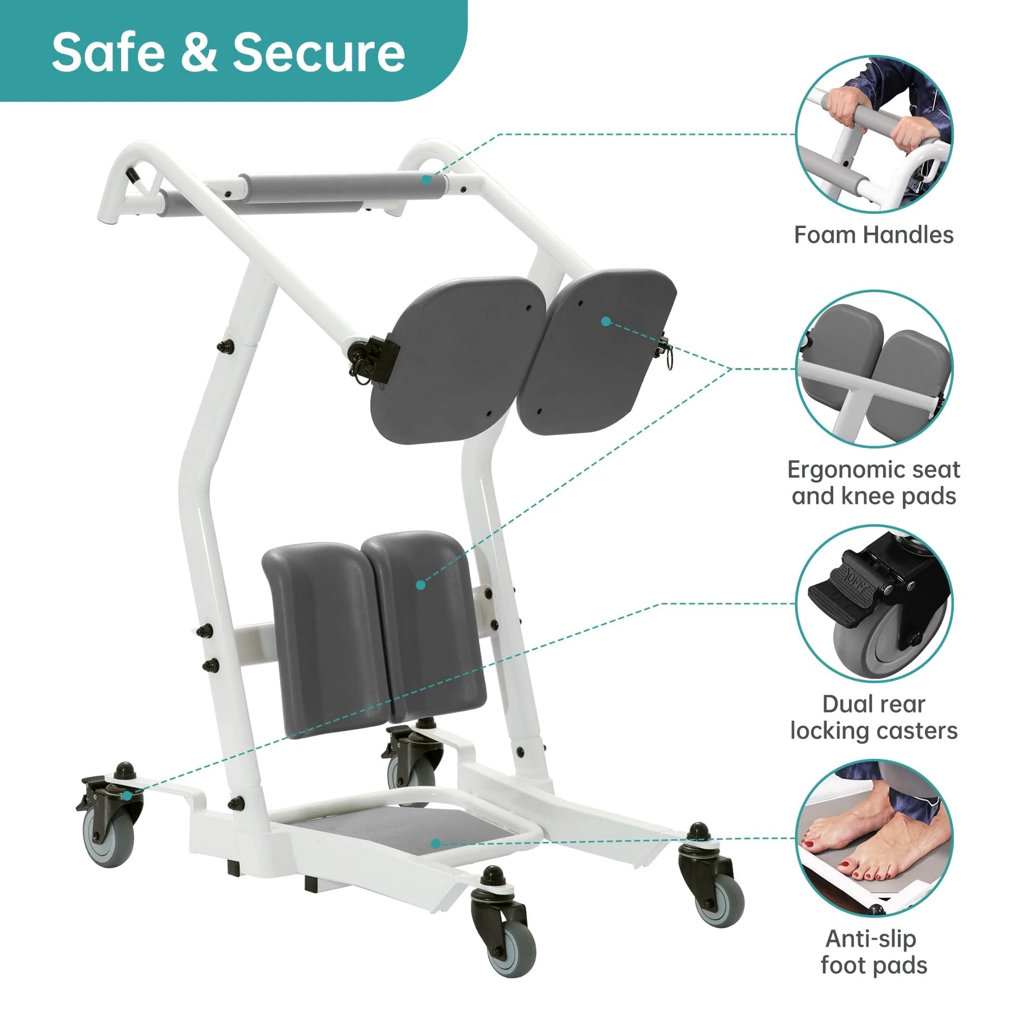 HFK-9405 Stand Assist Lift for Home Care Use-Ergonomic Comfort