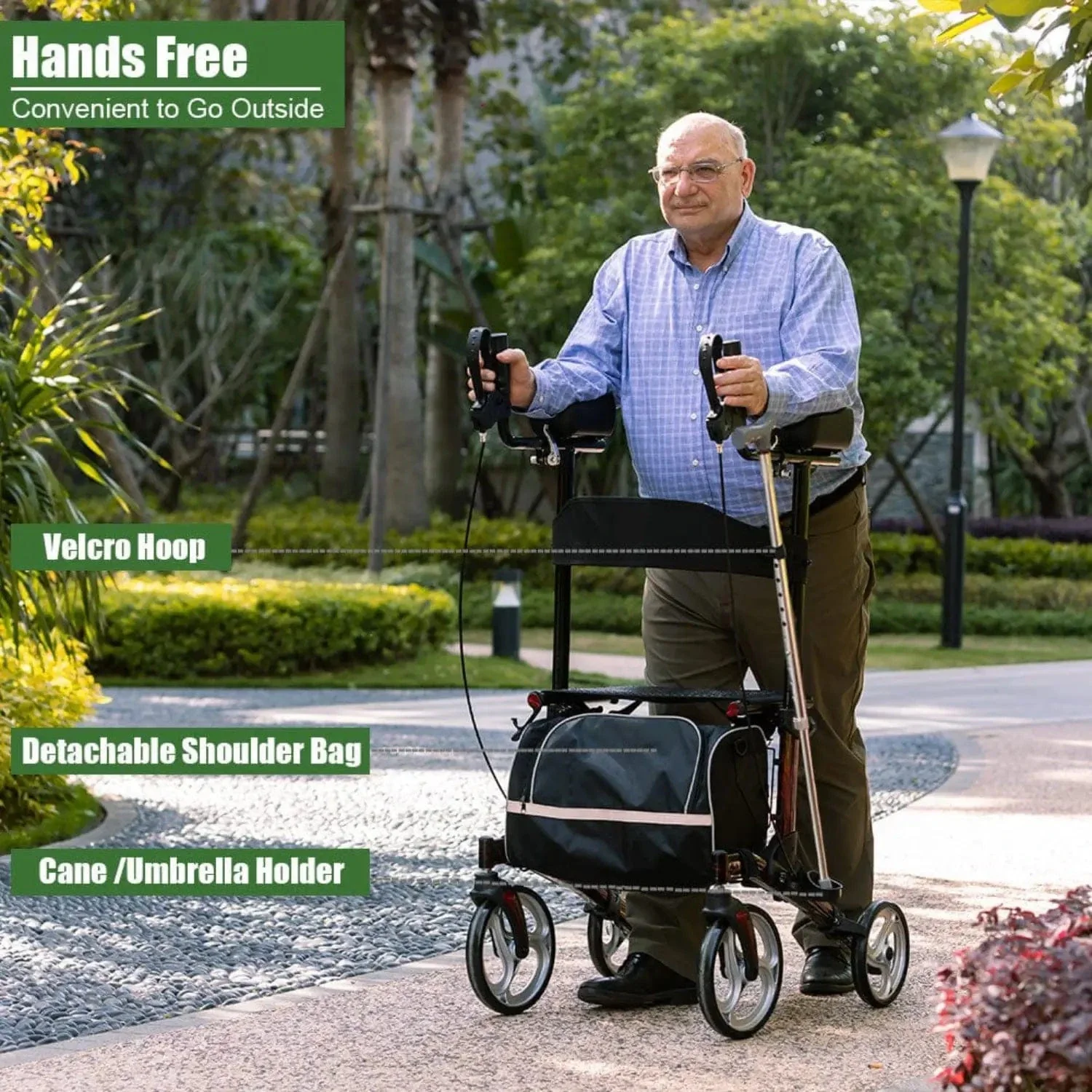 HFK-9223 Dual-Brake Upright Walker 8