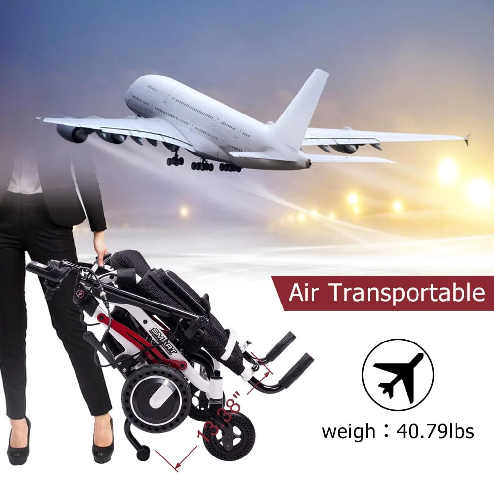 DY01108 Lightweight Foldable High Flexibility Electric Wheelchair