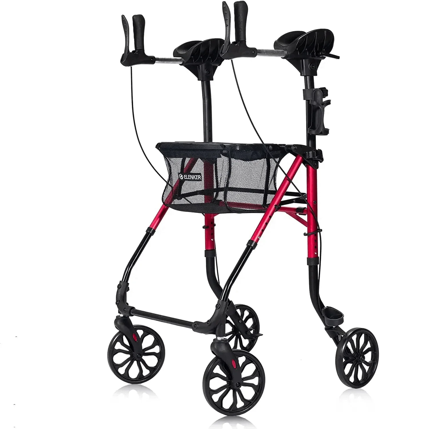 KLD-9215 Dual-Brake Lightweight Upright Walker 8
