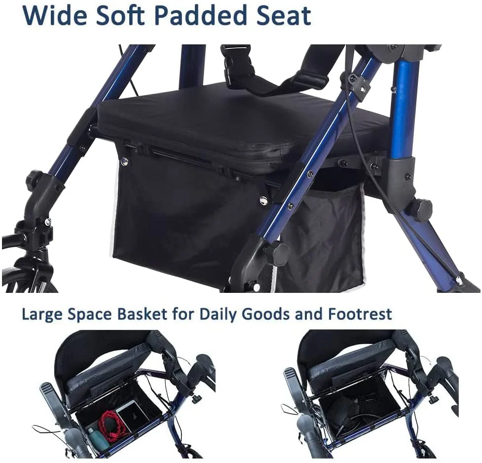 KLD-9269 2-in-1 Rollator Walker 8