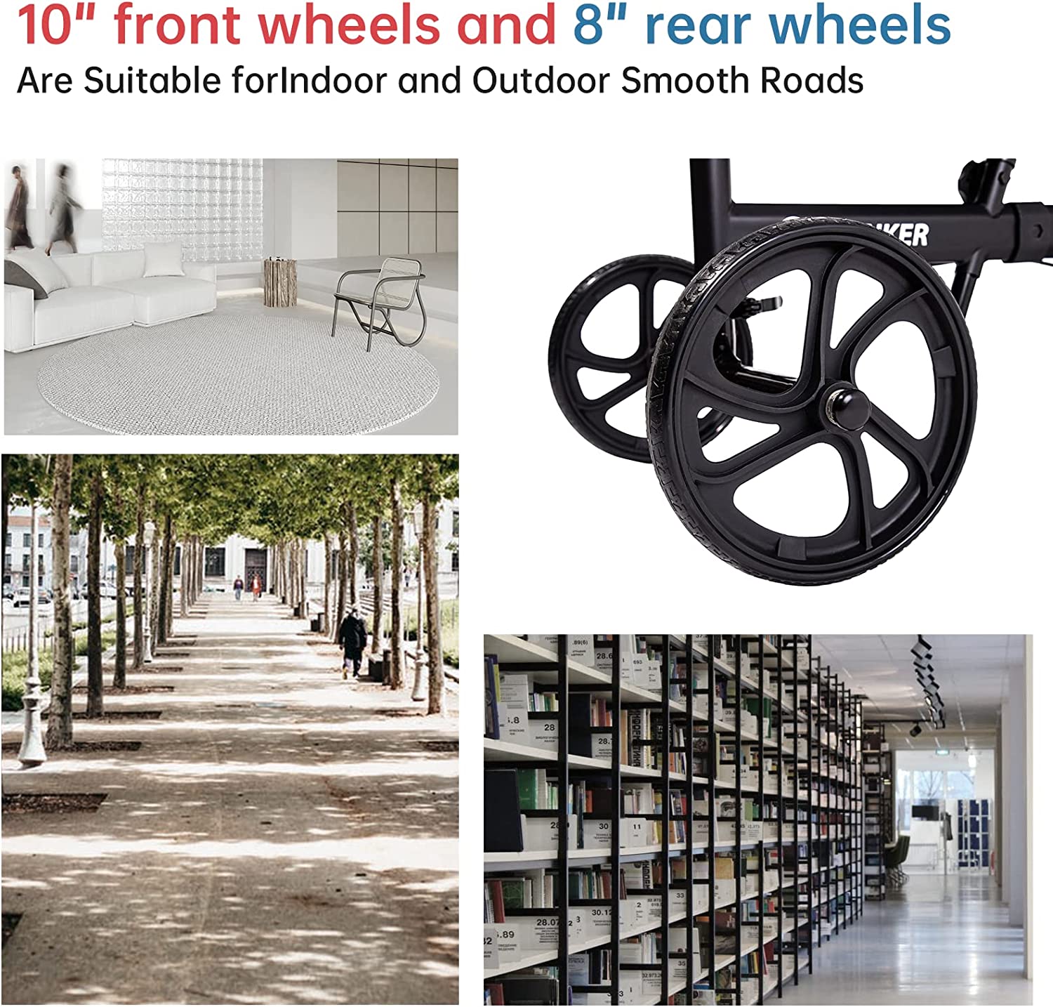 MT-9251 Best Value Steerable Medical Knee Walker with 10