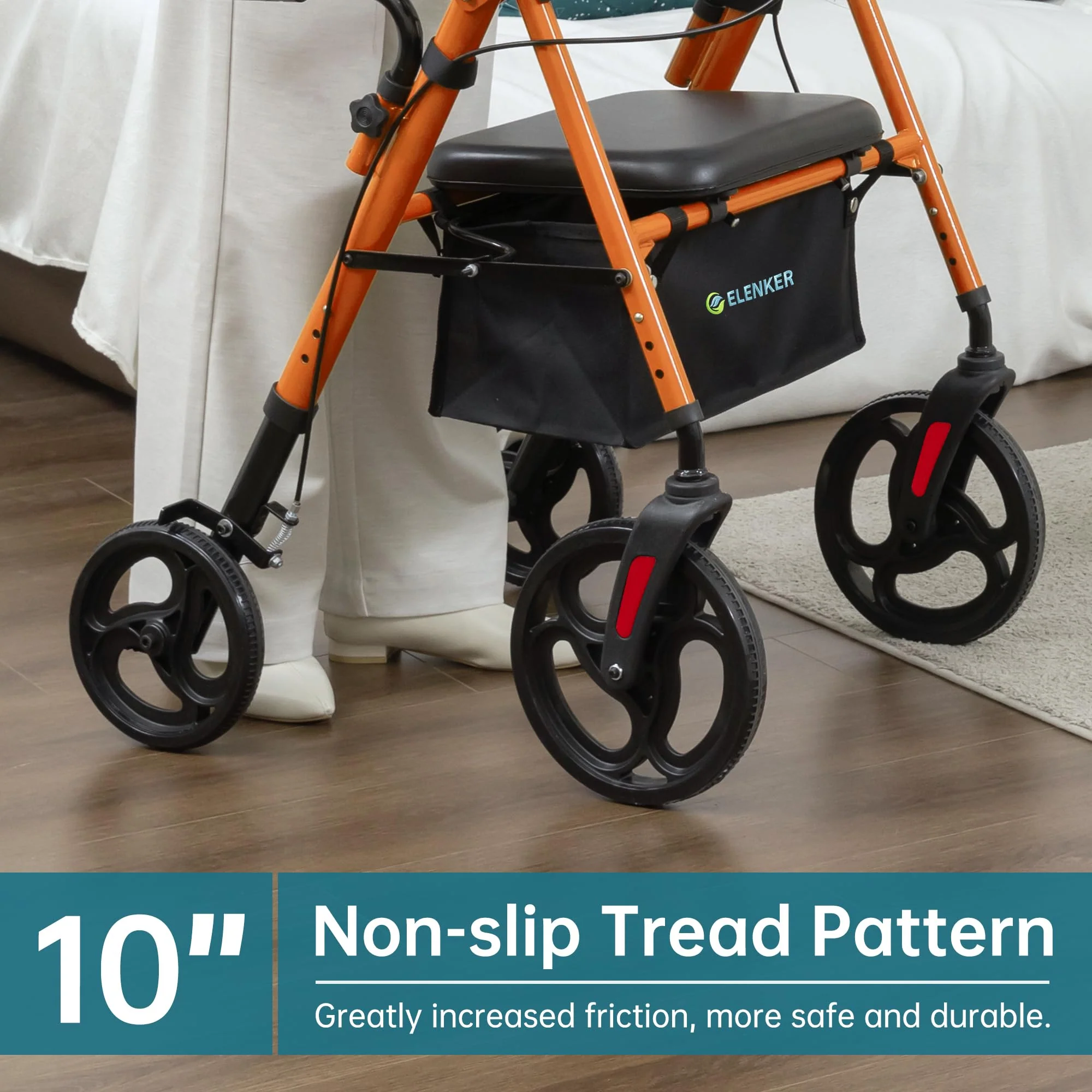 YF-9008C Dual-Brake Upright Walker 8