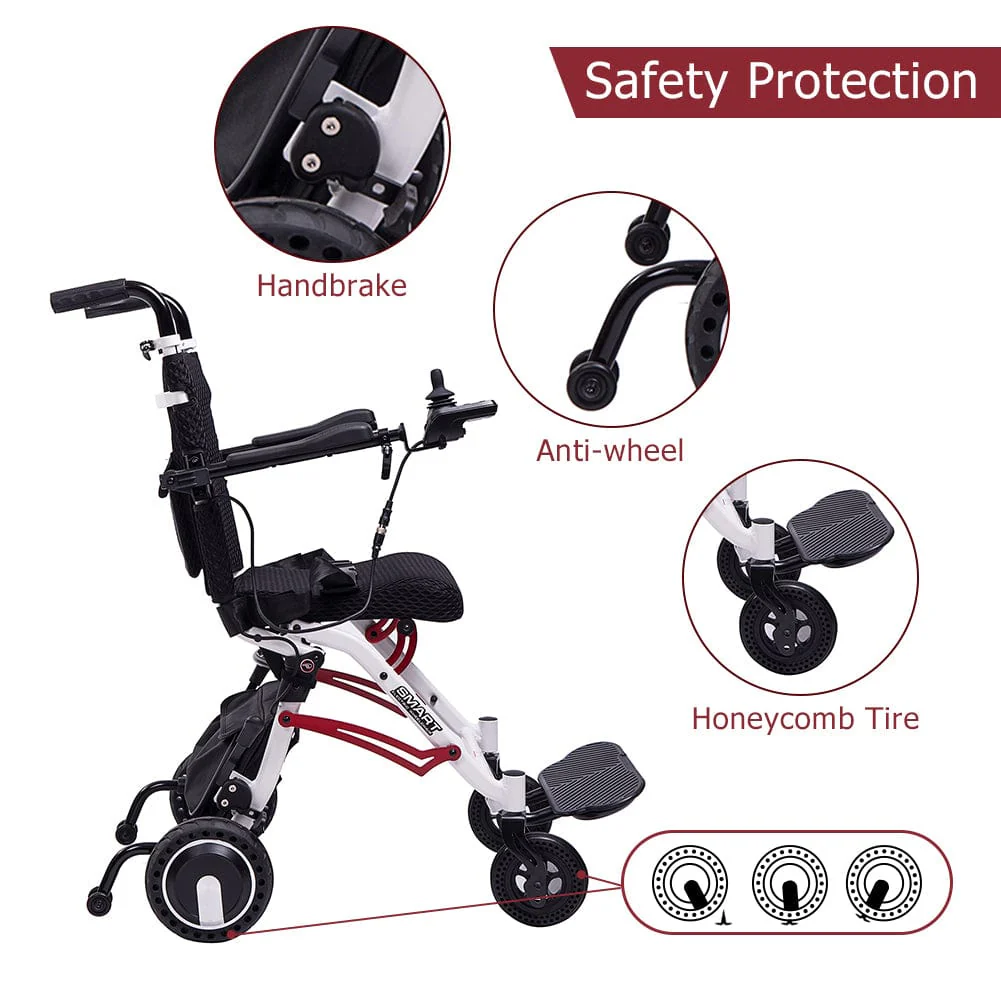 DY01108 Lightweight Foldable High Flexibility Electric Wheelchair