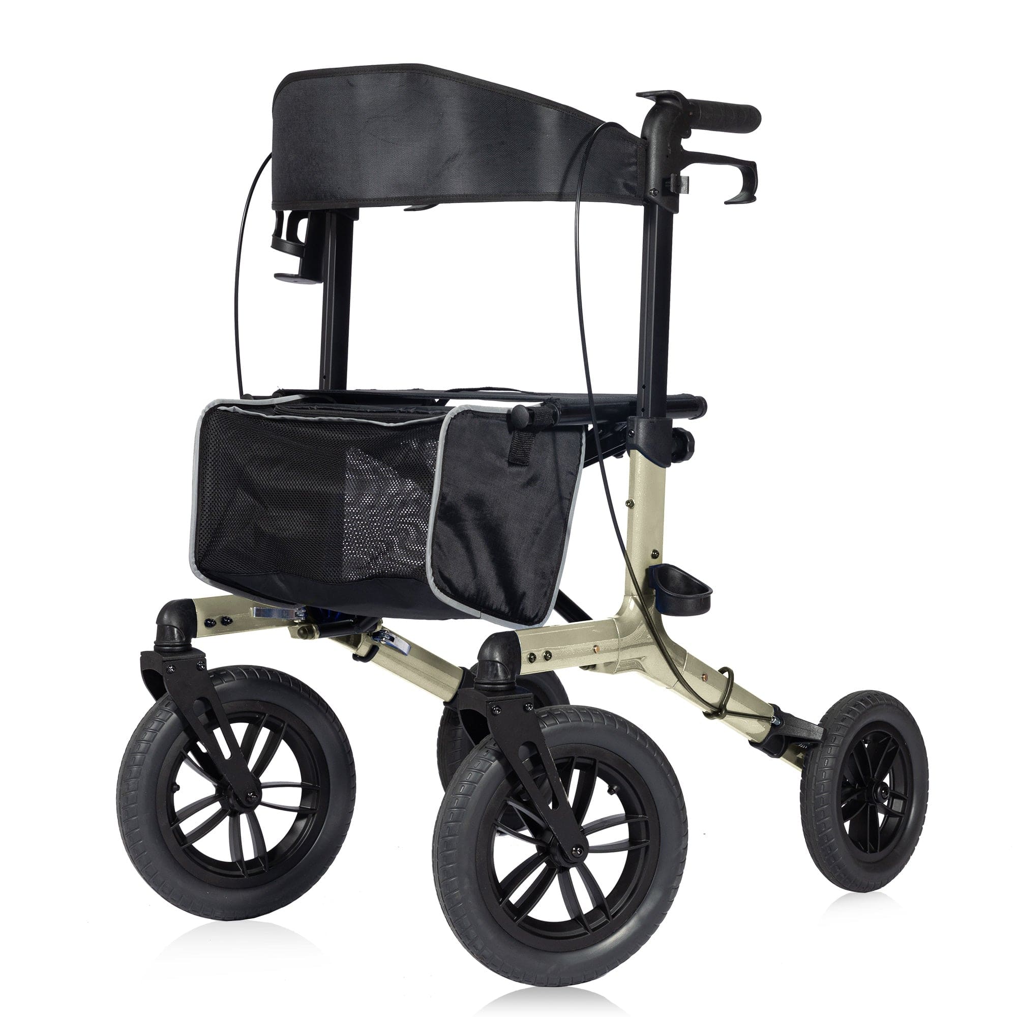 KLD-9212 All Terrain Dual-Brake Rollator Walker 10