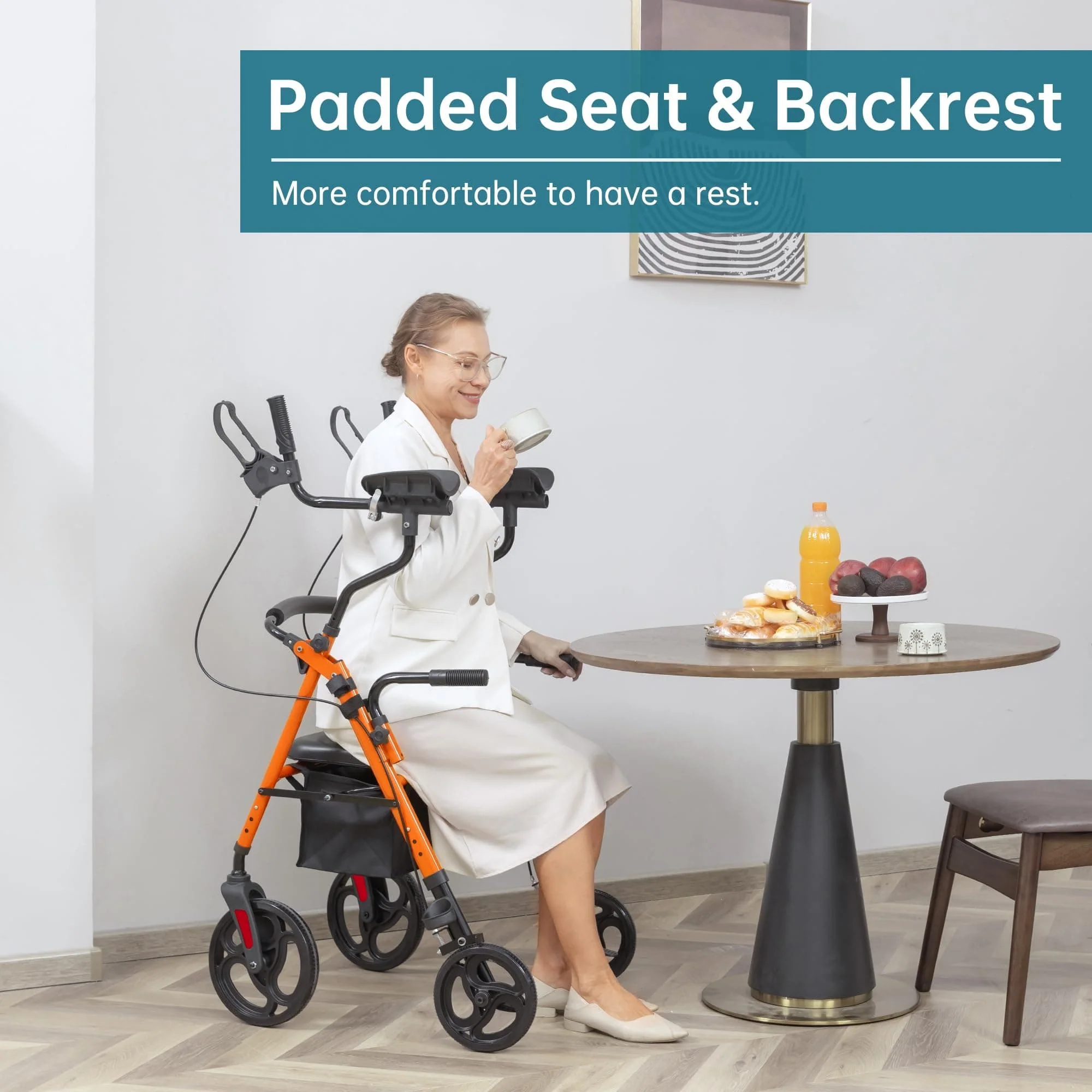 YF-9008C Dual-Brake Upright Walker 8