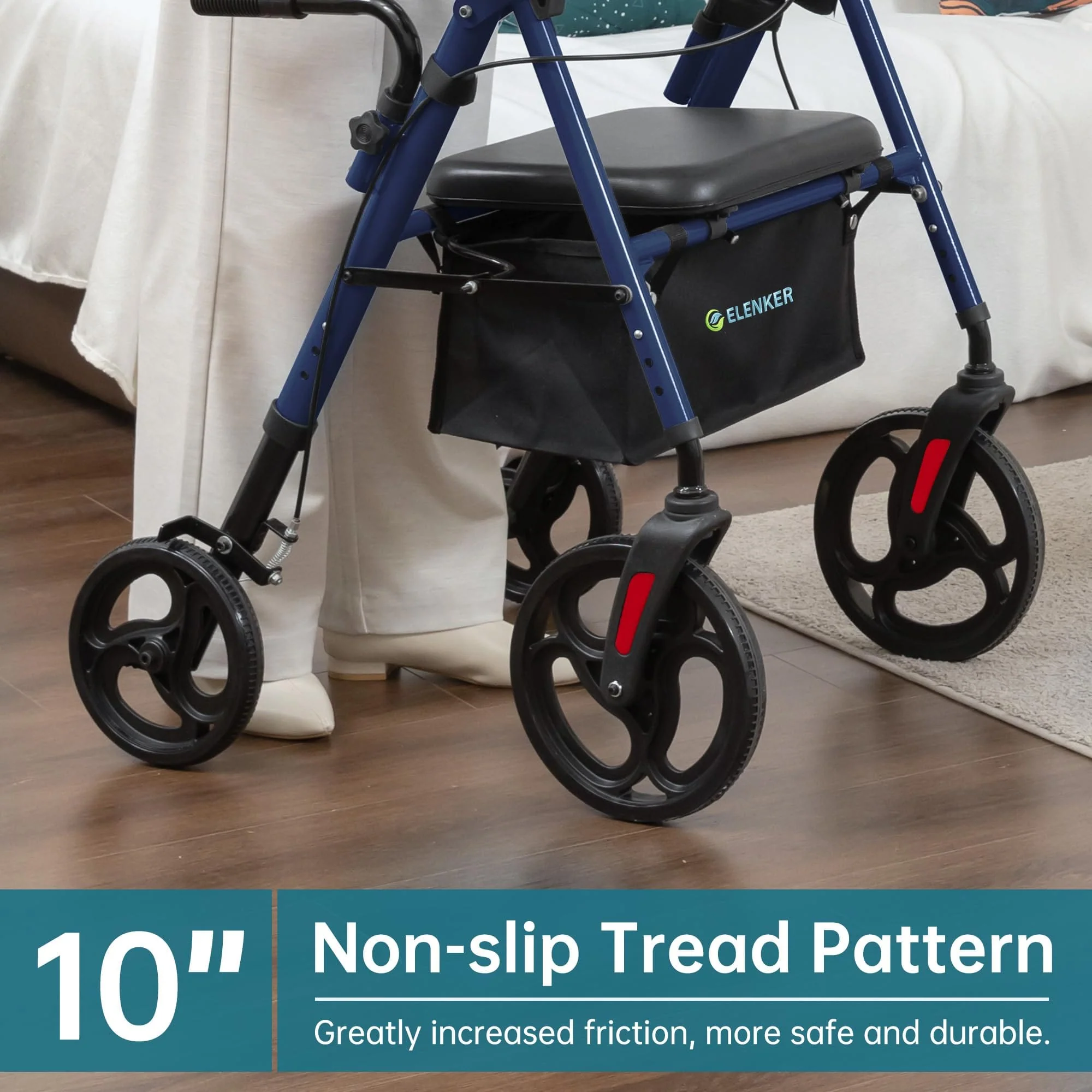 YF-9008C Dual-Brake Upright Walker 8