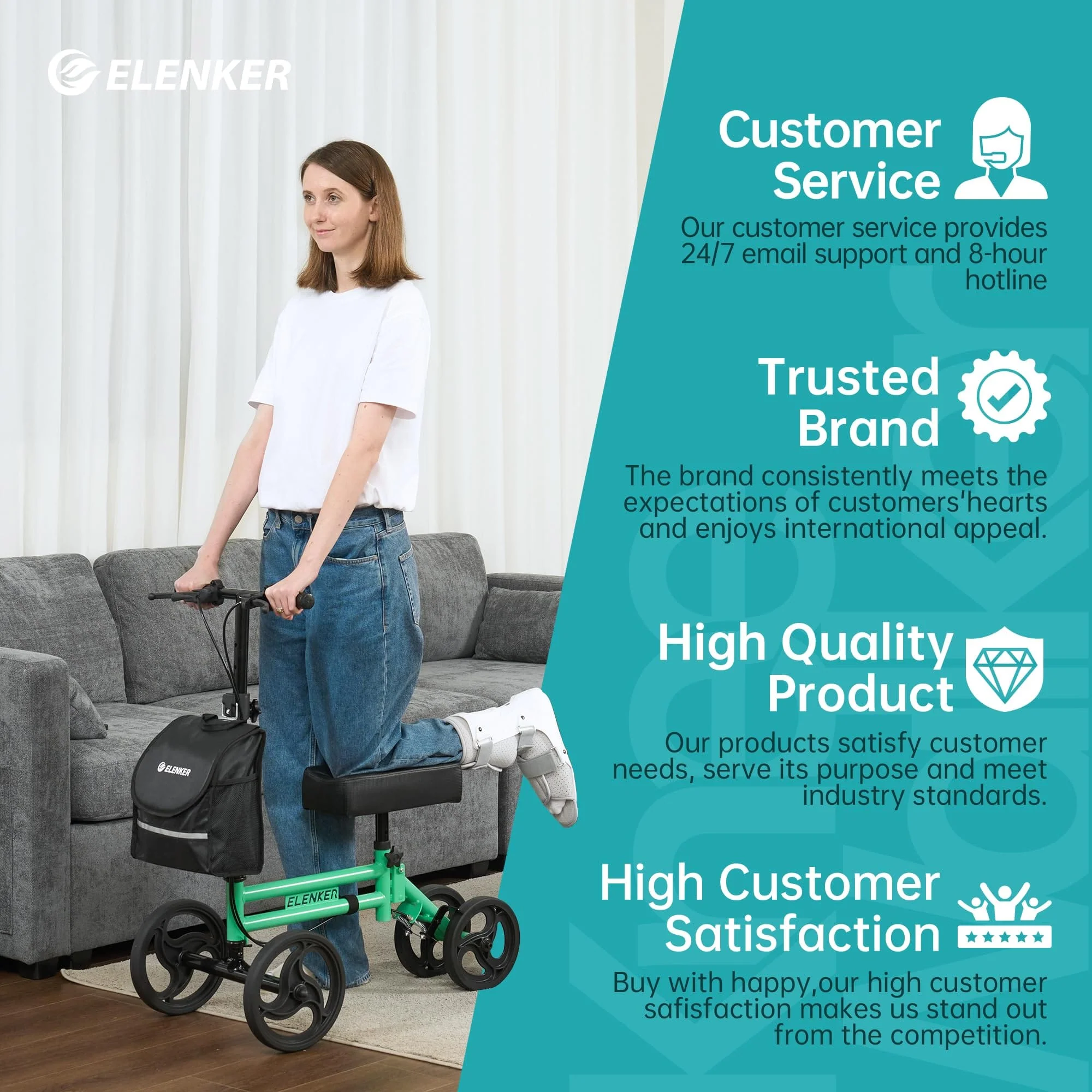 YF-9005F Knee Walker 10