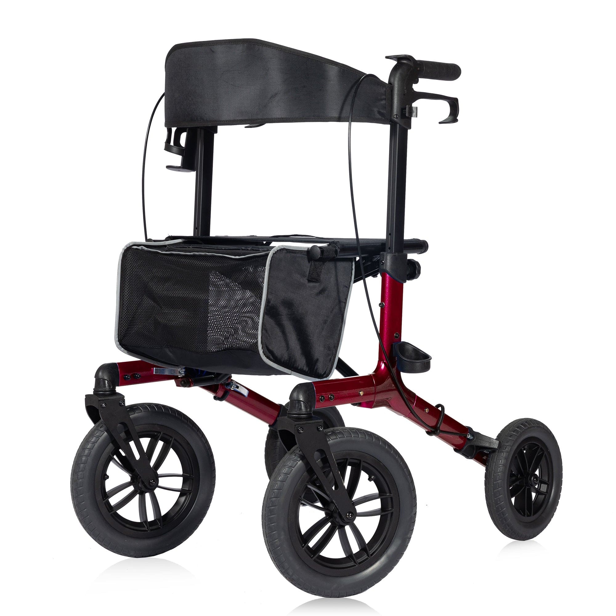 KLD-9212 All Terrain Dual-Brake Rollator Walker 10