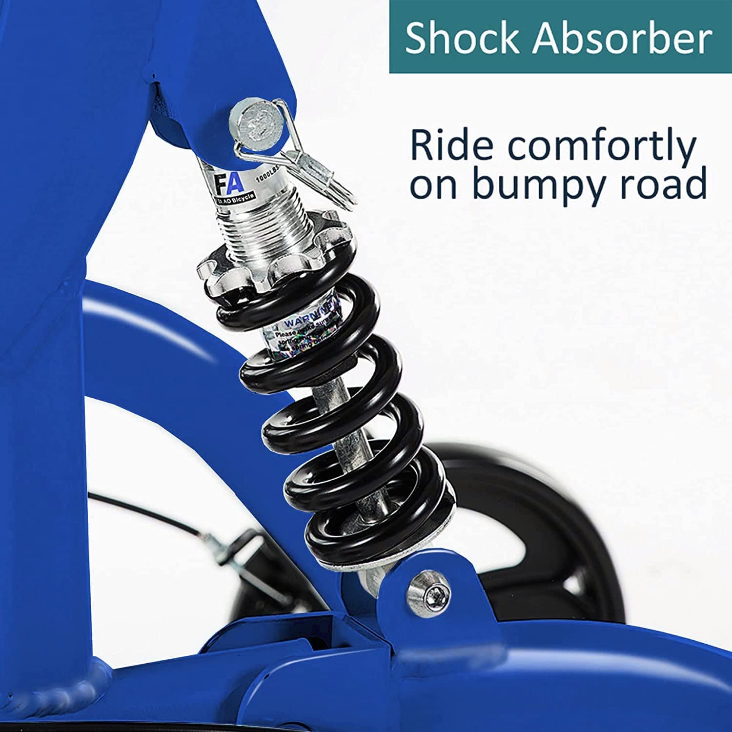 HFK-9211B Dual-Brake Shock-Absorbing Upright Walker 8