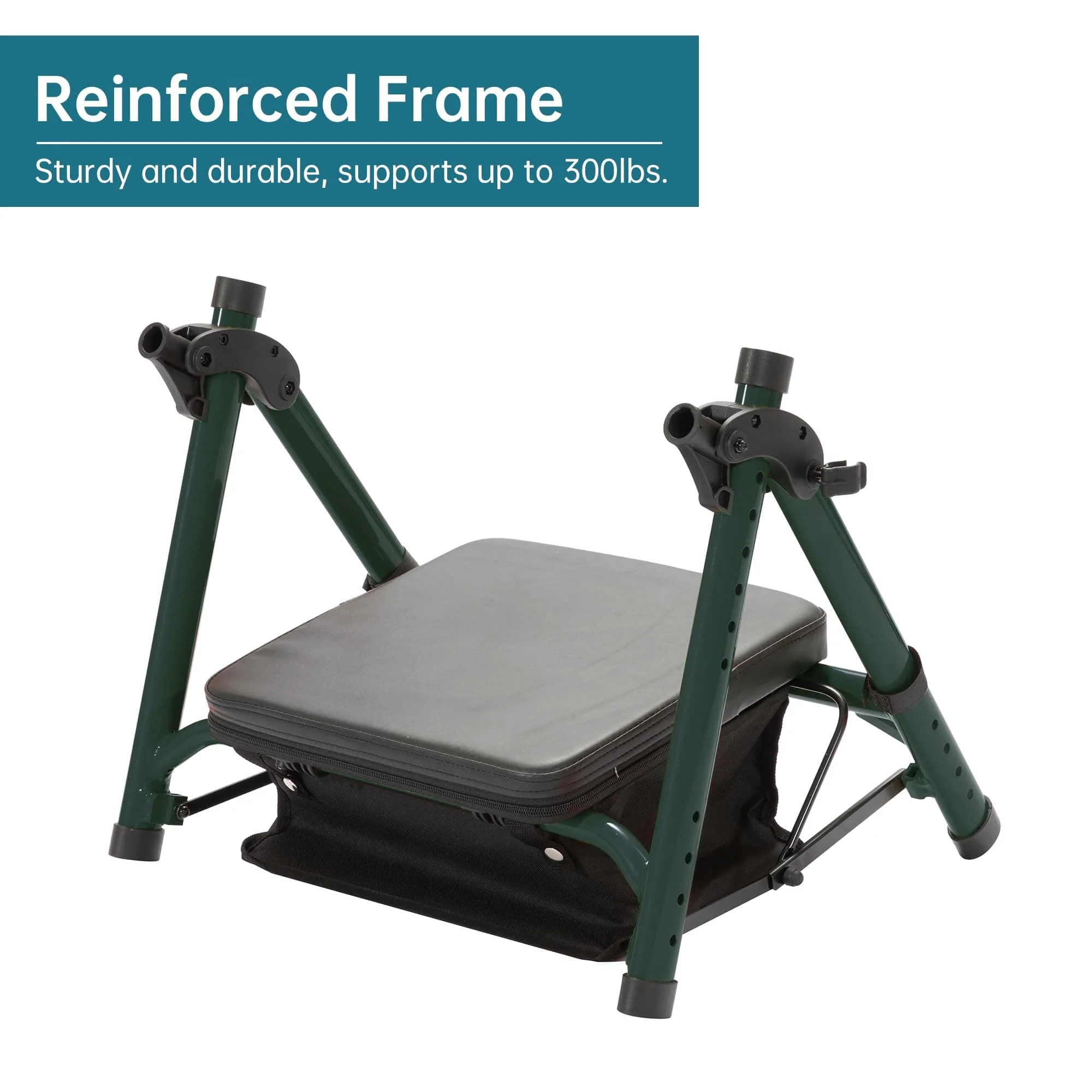 KLD-9218-10 All Terrain Dual-Brake Rollator Walker 10