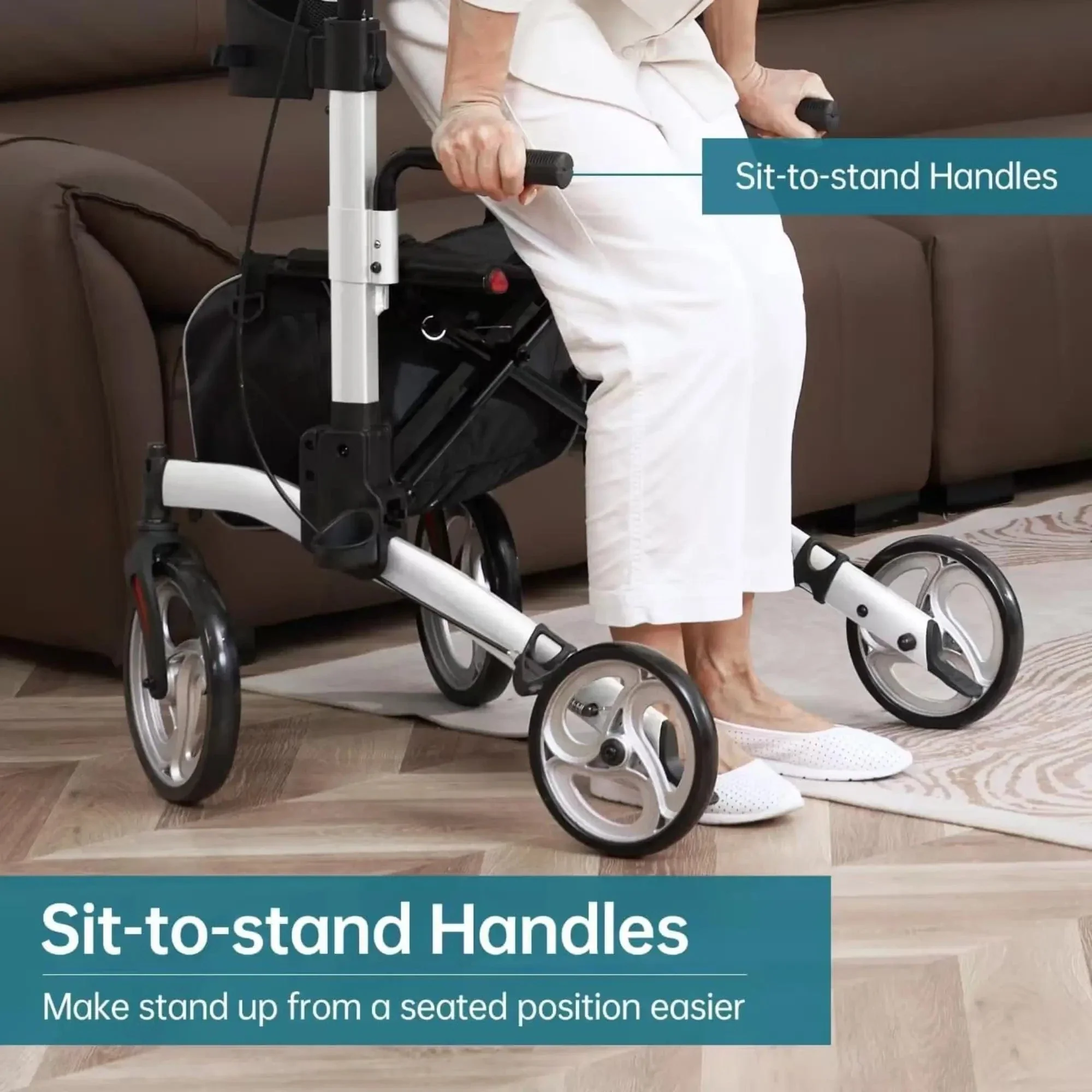 HFK-9240 Dual-Brake Upright walker 8