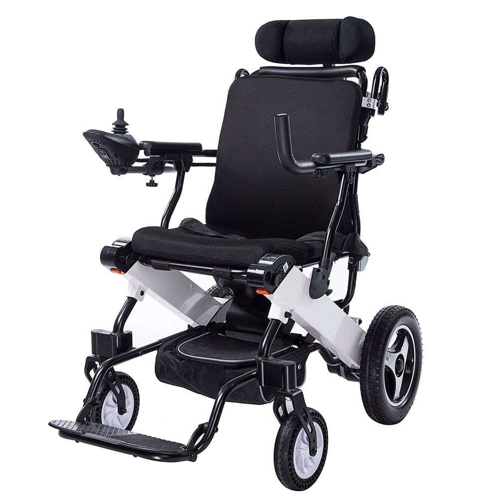 DY01105 Quick Folding Ergonomic Headrest Electric Wheelchair