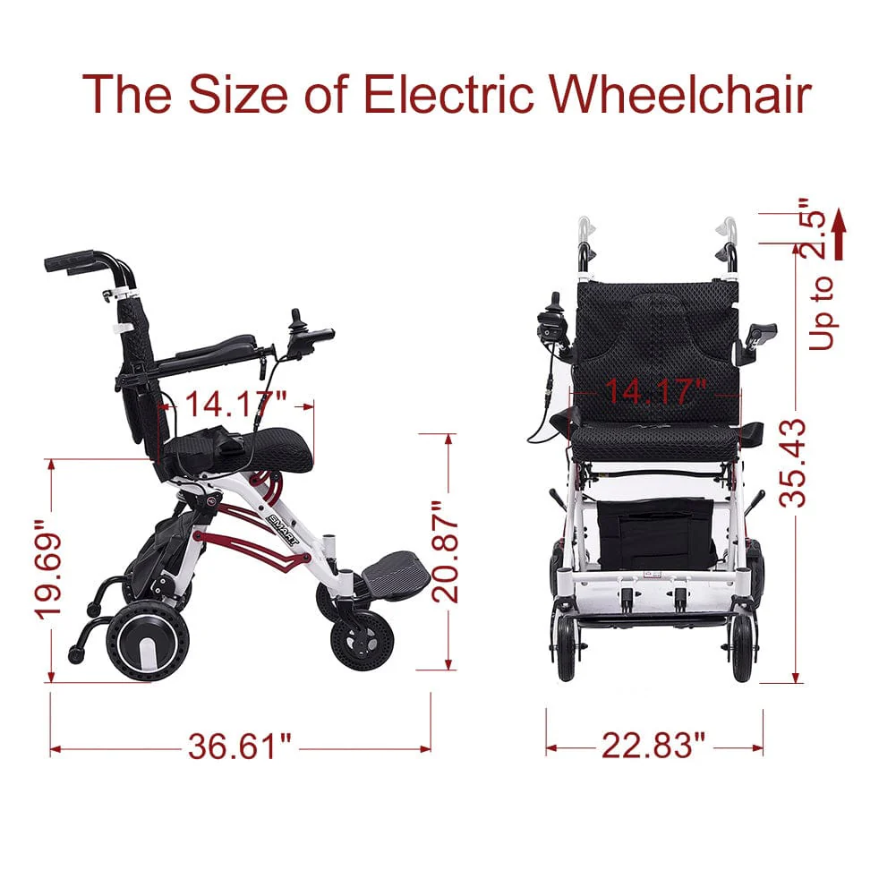 DY01108 Lightweight Foldable High Flexibility Electric Wheelchair
