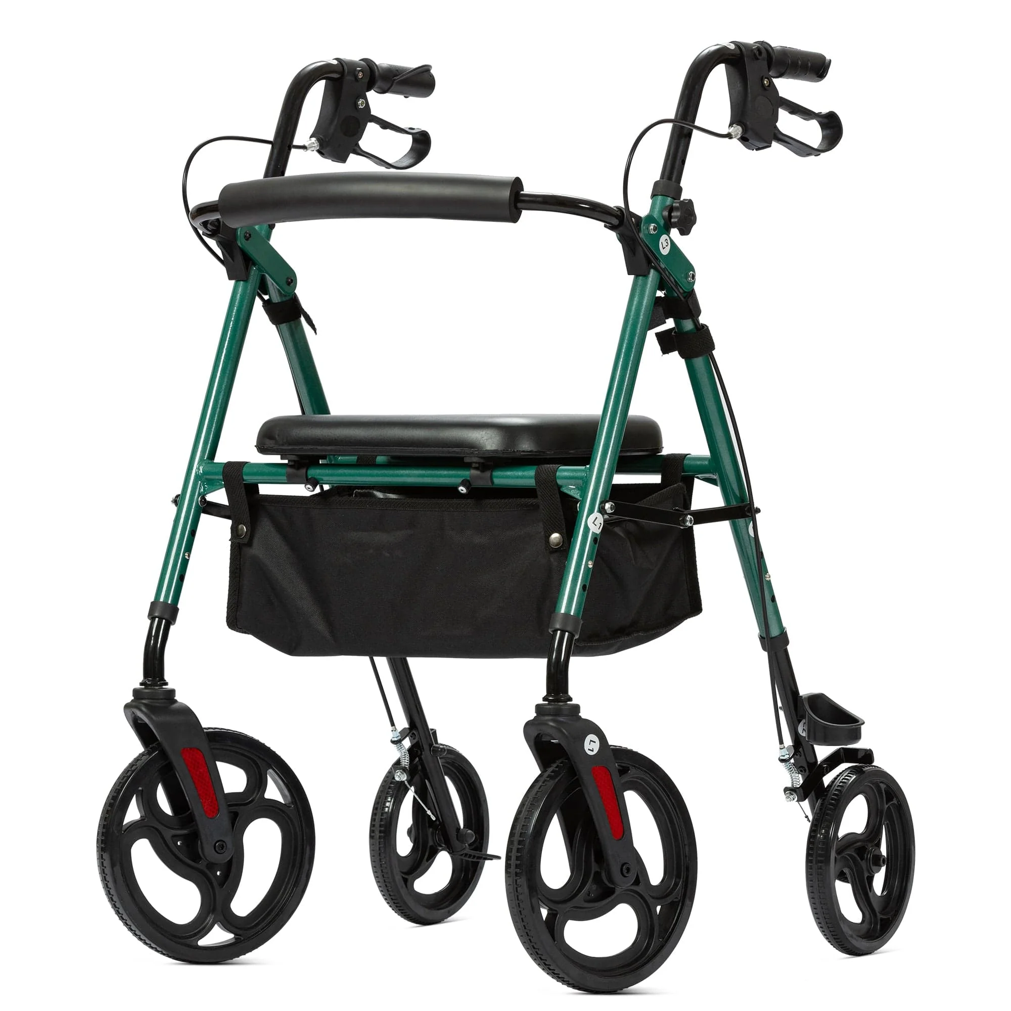 YF-9007B Dual-Brake Ergonomic Handgrip Rollator Walker 8