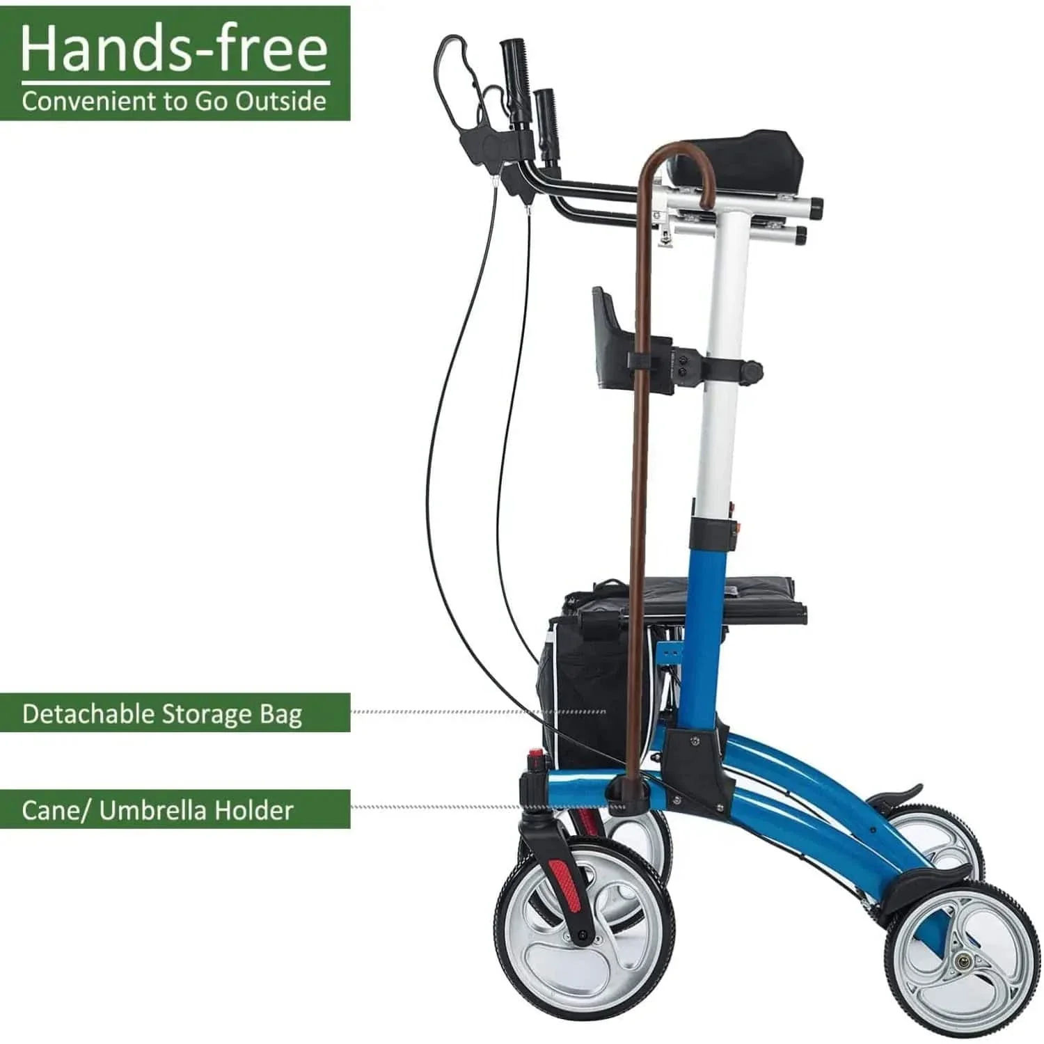 HCT-9291D Dual-Brake Upright Walker 8